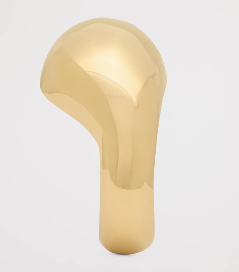 Brass Teardrop Dome Cuff 8030 Image 2