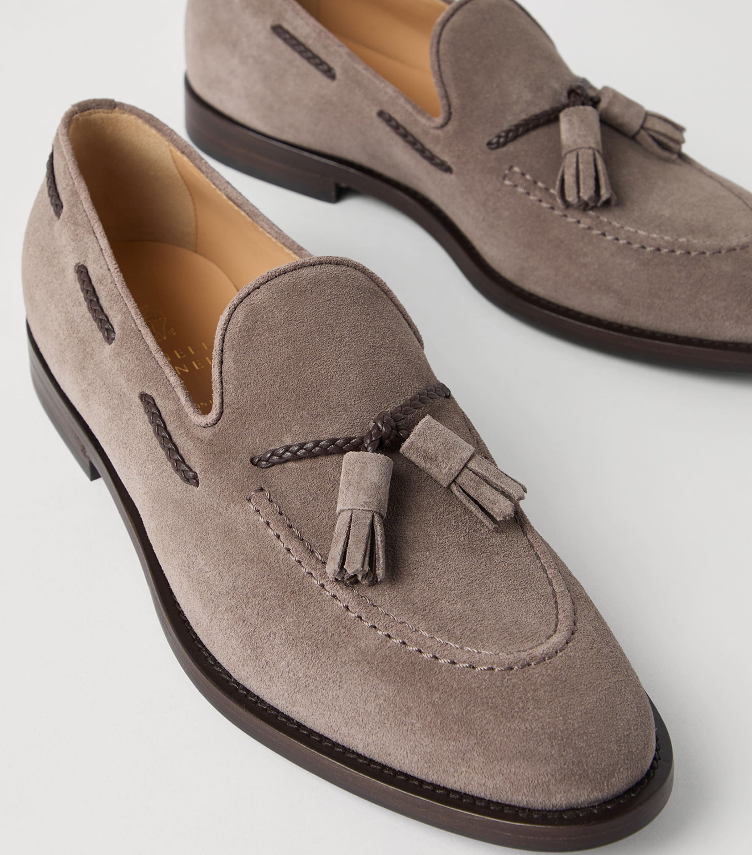 Suede Tassel Loafers C2637 Image 5
