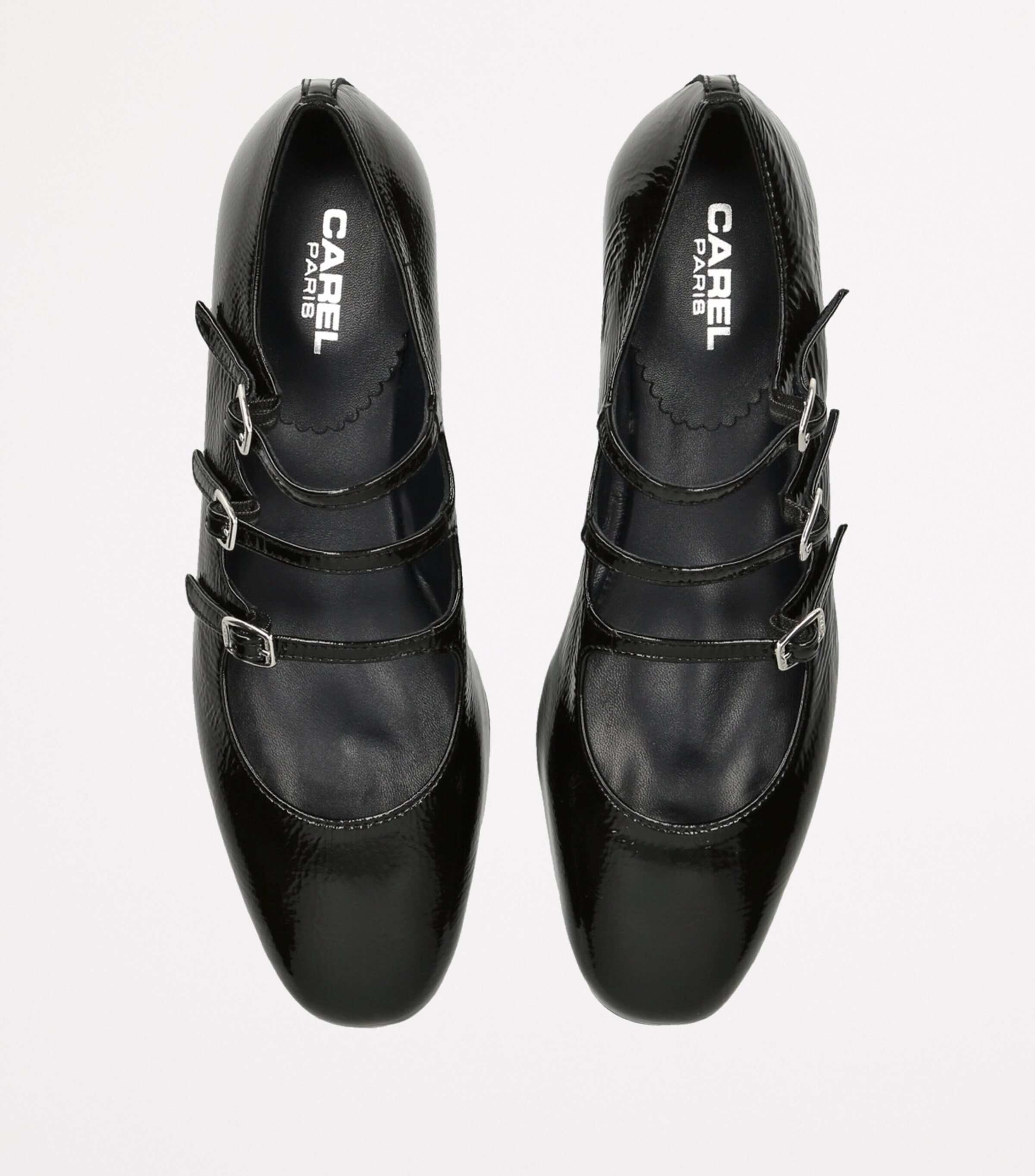Carel Black Patent Leather Ariana Ballet Flats | Harrods US
