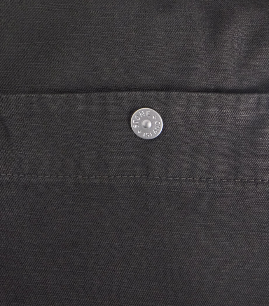 Stone Island Mens Slub Cotton Marina Trousers Image 6