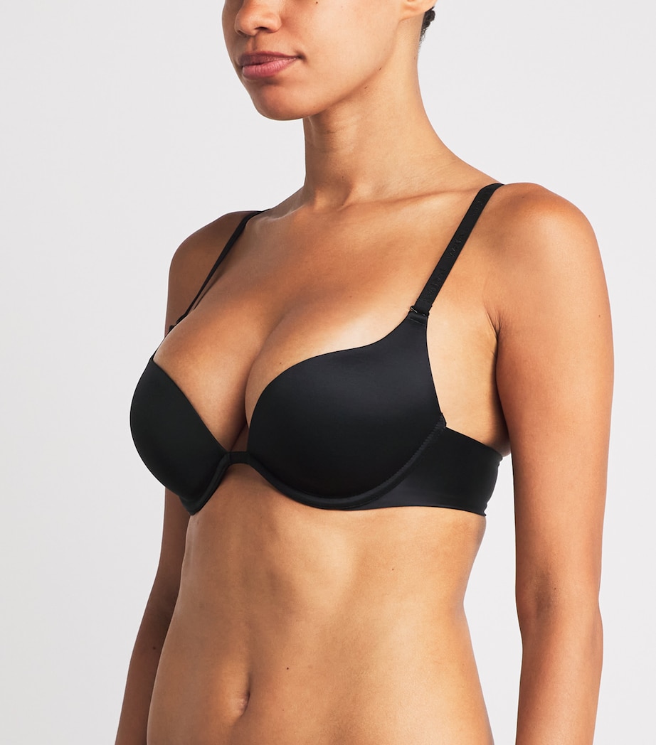 Wolford Womens Sheer Touch Push-Up Bra Black Image 2