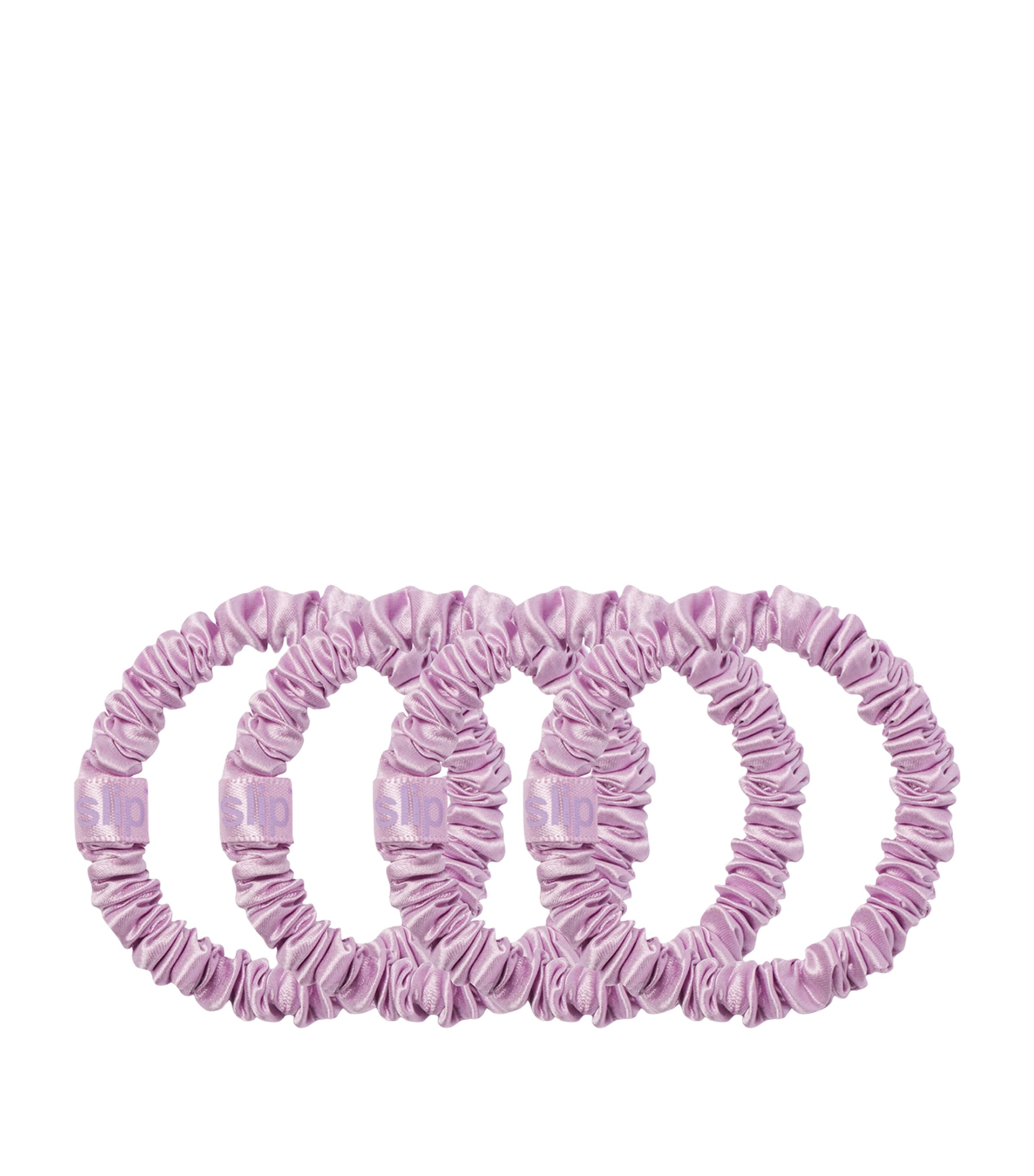 Slip Mulberry Silk Skinny Scrunchies (Set of 4) Wildflower Image 2