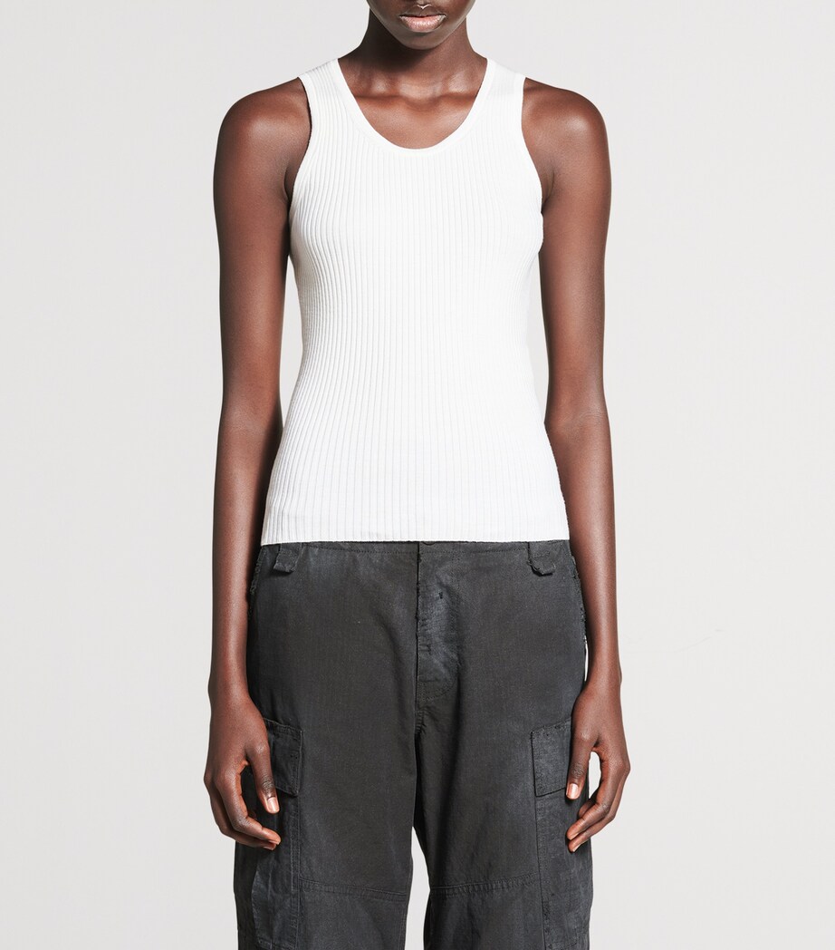 Balenciaga Womens Wool-Blend Tank Top Image 6