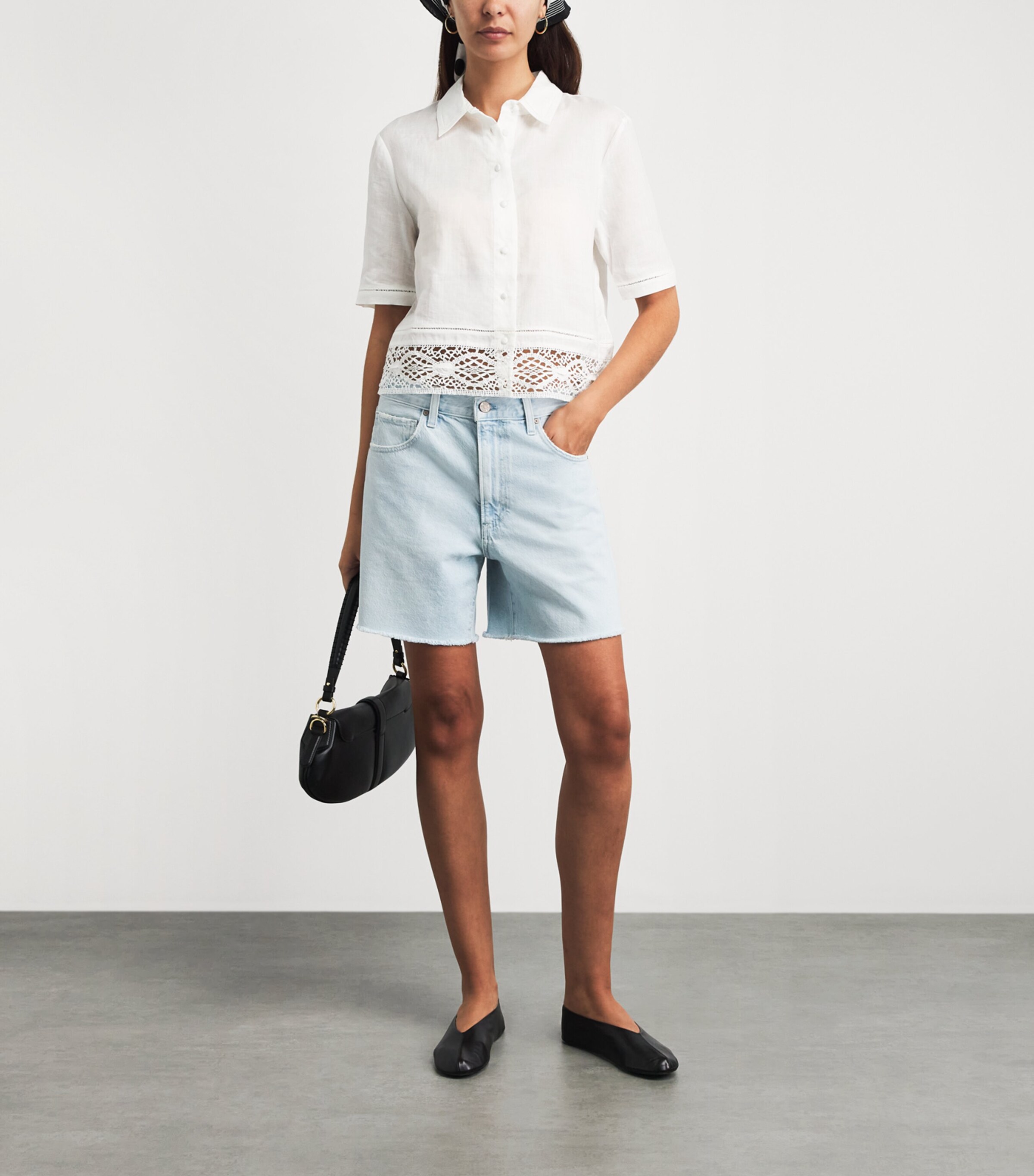 FRAME Womens The Heirloom Shirt White Image 2