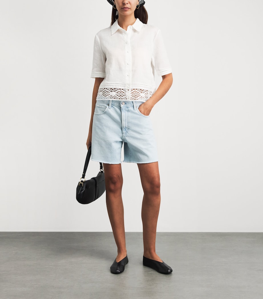FRAME Womens The Heirloom Shirt White Image 2