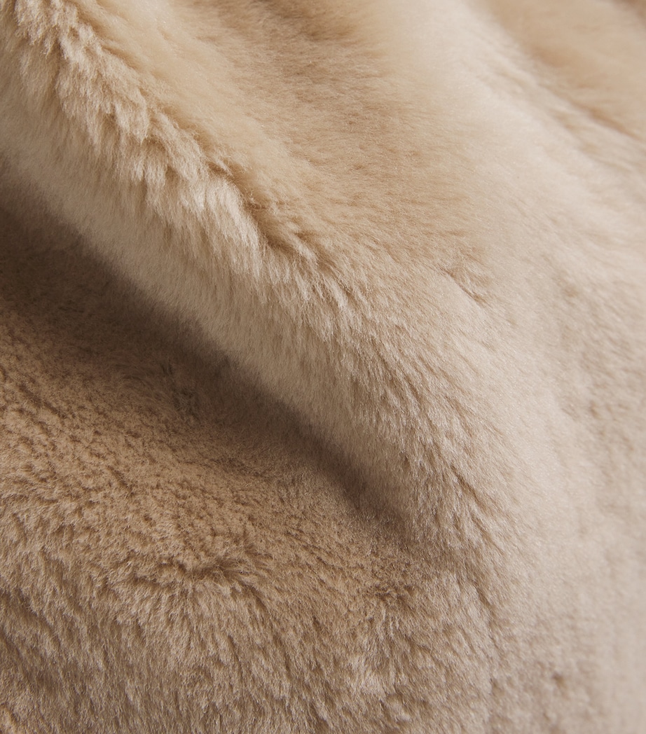 Shearling-Leather Reversible RIEN coat SAND Image 5