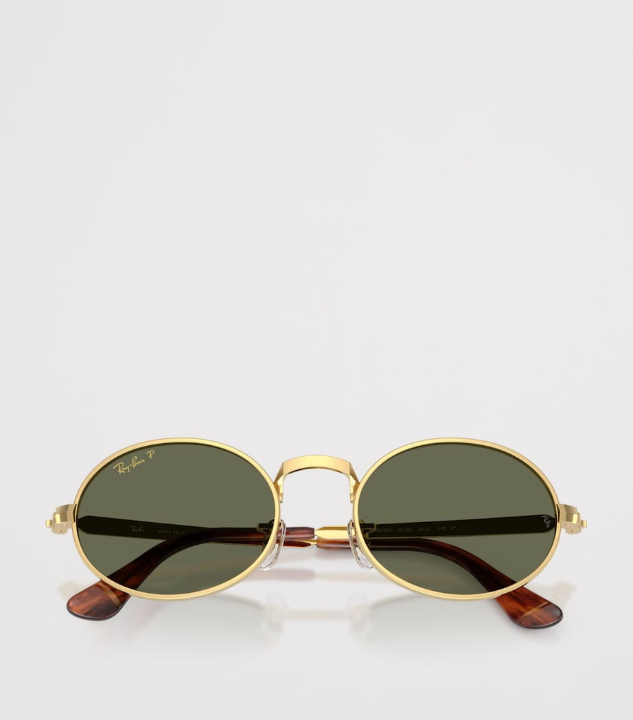 Ray-Ban By A$AP Rocky Oval Sunglasses Gold Image 5