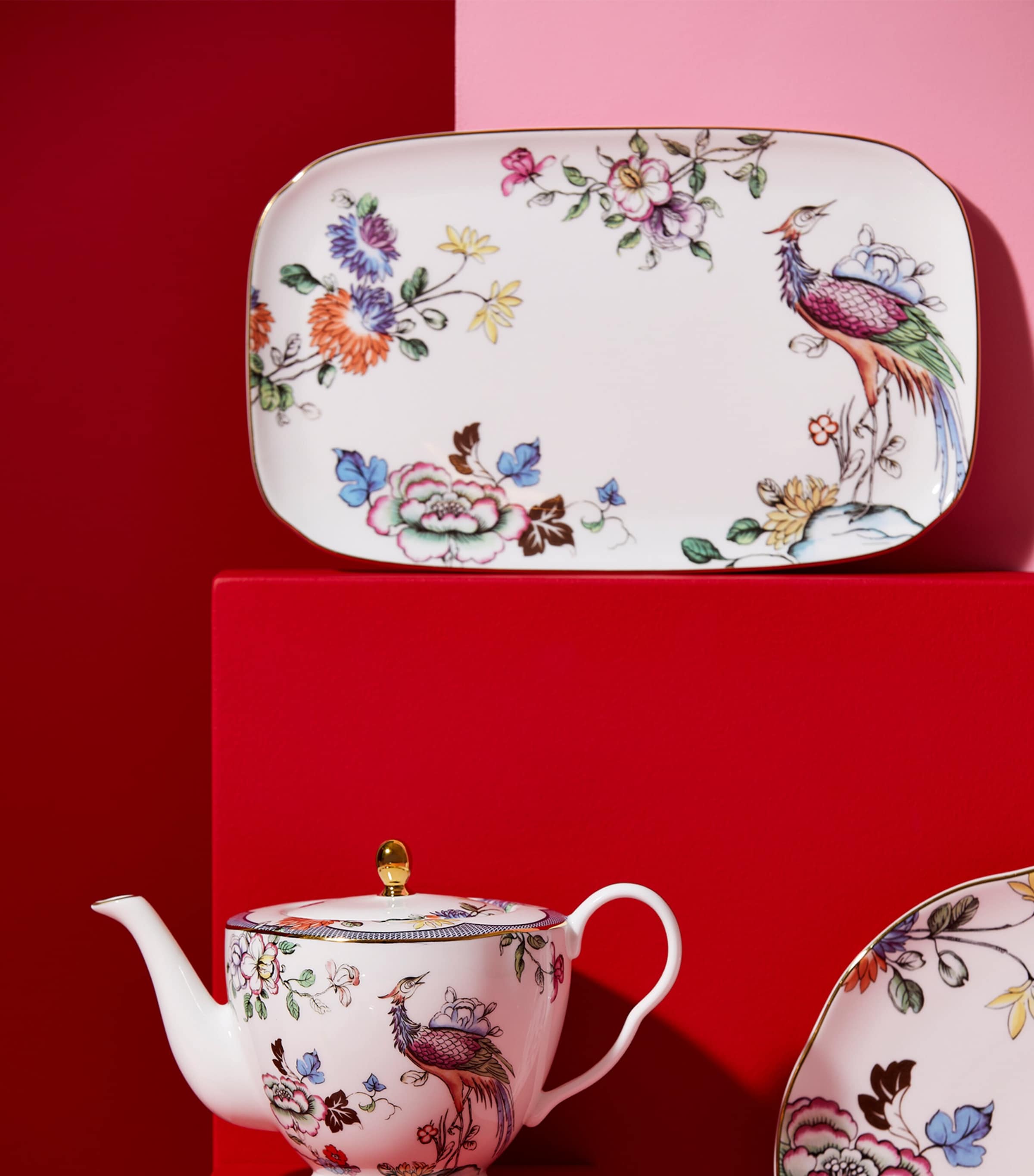 Wedgwood Fortune Rectangular Tray (25cm) Image 2