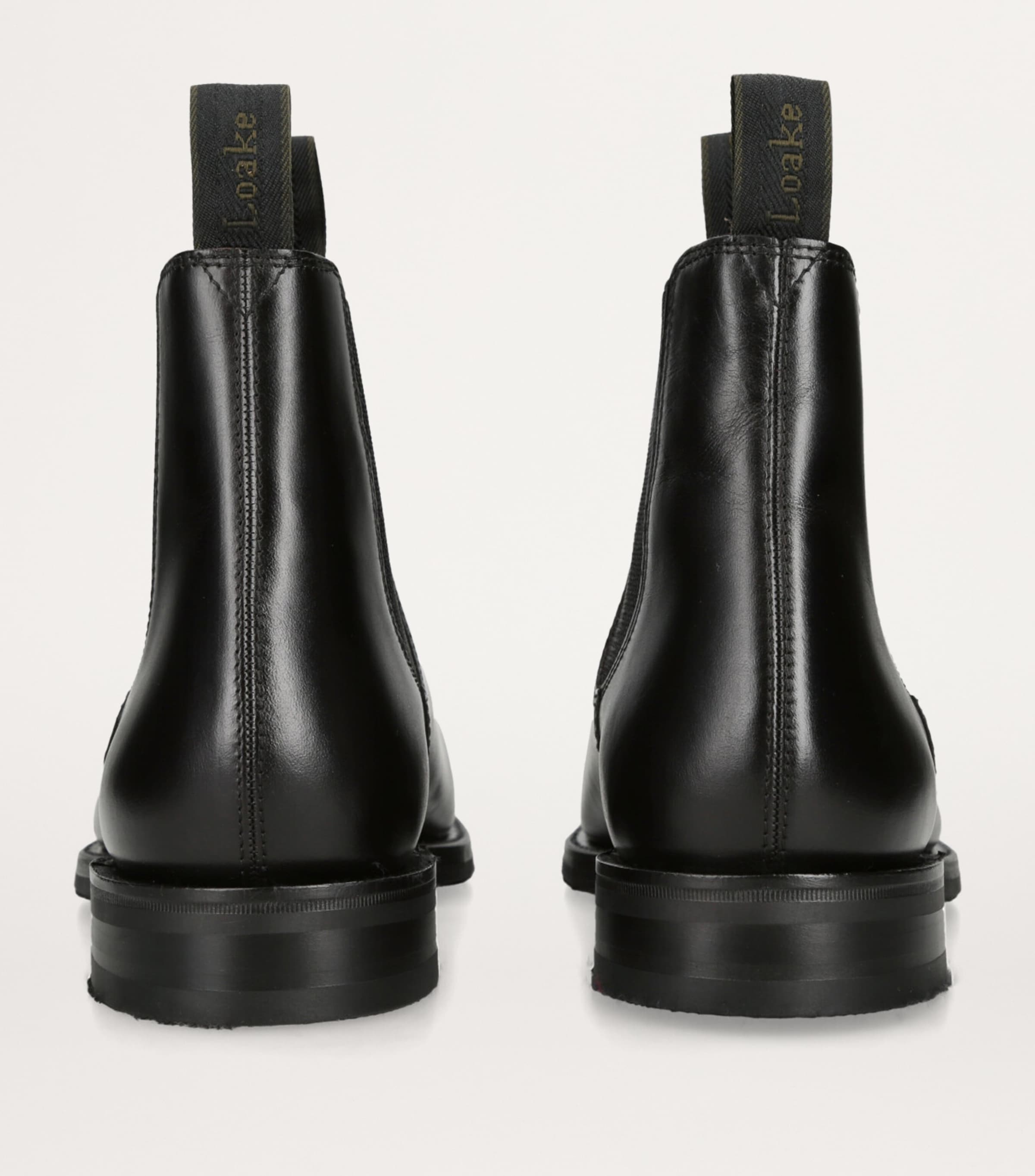 Loake Leather Emsworth Chelsea Boots Black Image 4