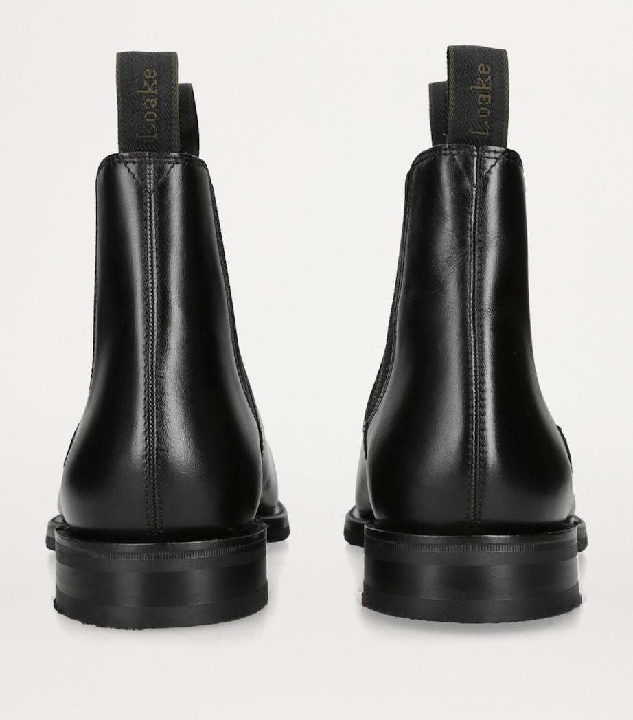 Loake Leather Emsworth Chelsea Boots Black Image 4