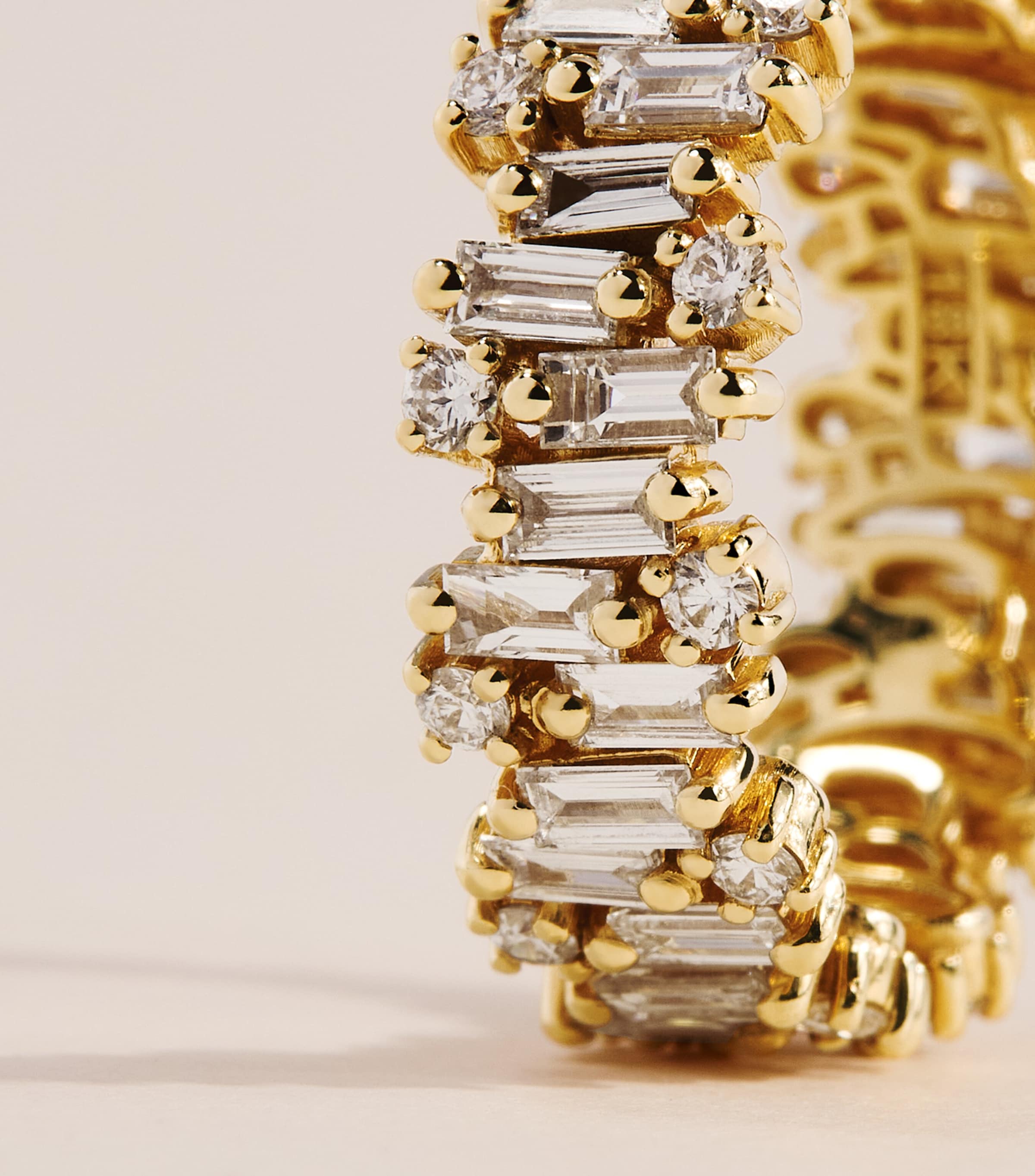 Suzanne Kalan Yellow Gold and Diamond Shimmer Audrey Ring Yg/wd Image 3