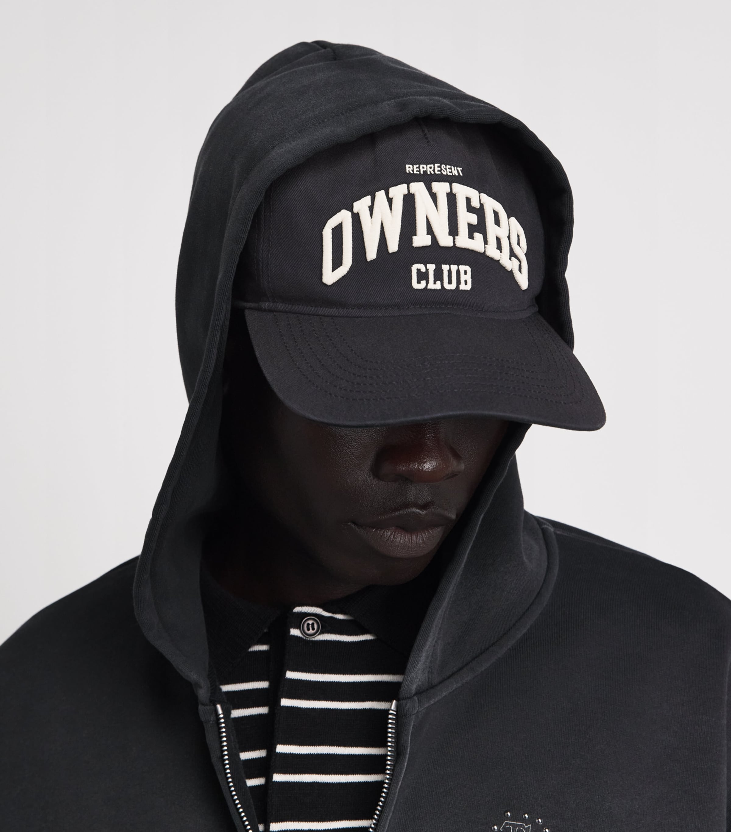 Represent Cotton Owners Club Baseball Cap Faded Black Image 2