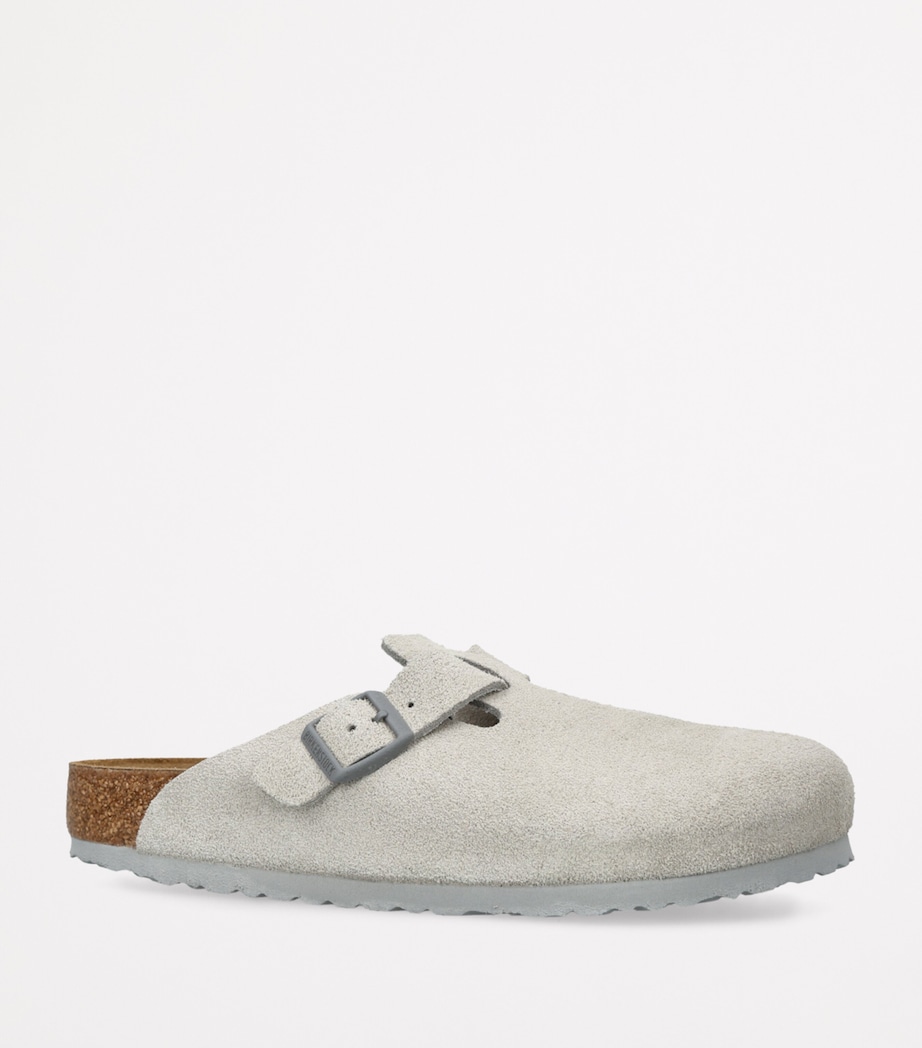 Suede Boston Clogs GREY Image 3