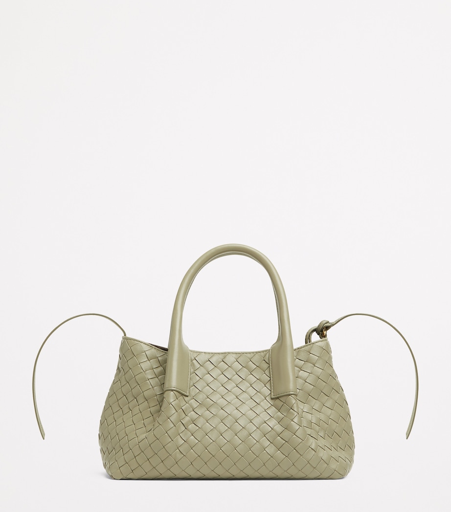 Small Leather Intrecciato Pinacoteca Tote Bag 3055 Image 5
