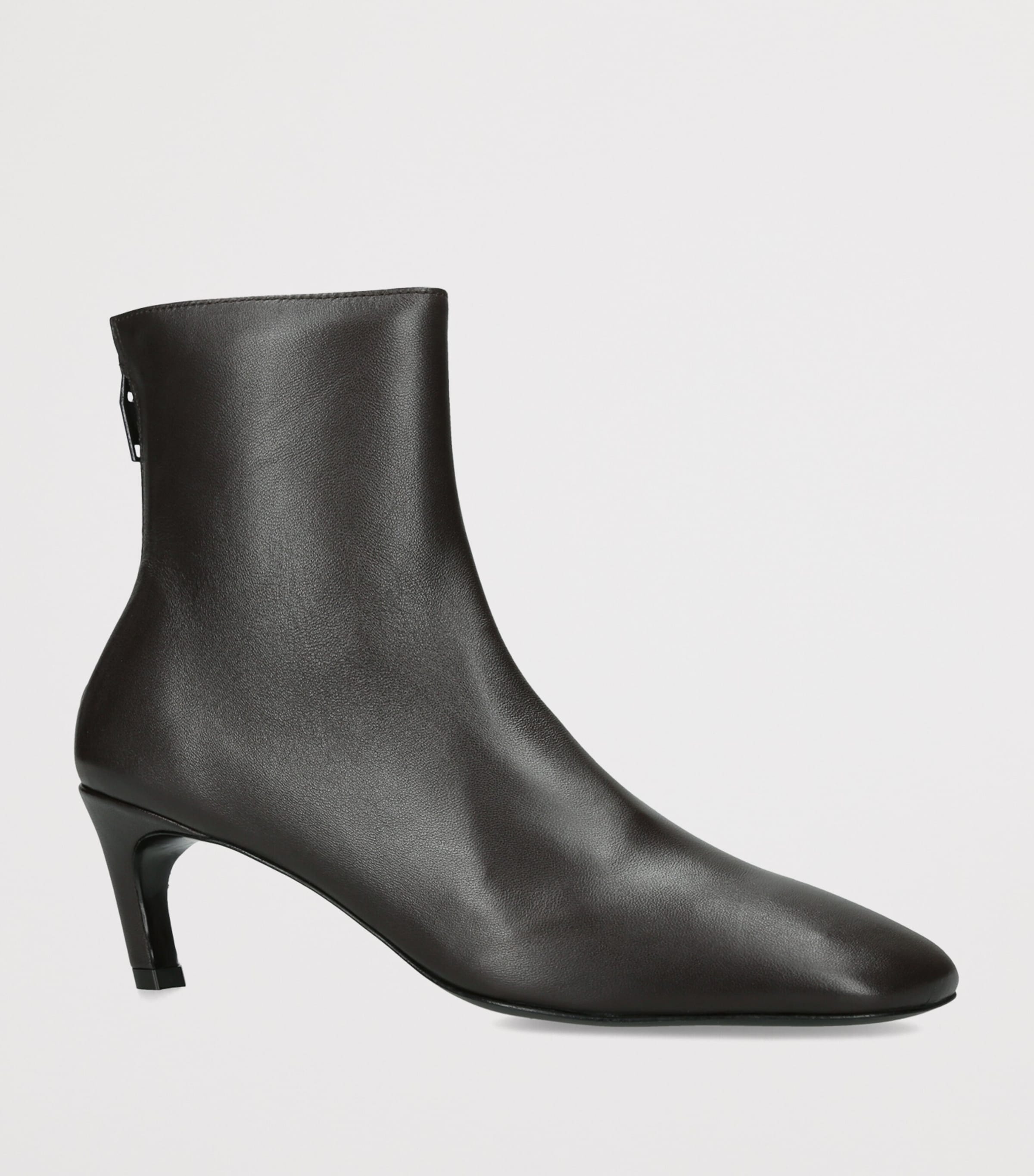 Toteme Leather Ankle Boots 60 Black Image 2