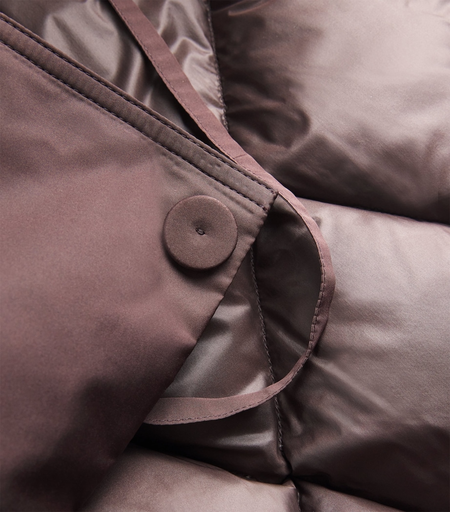 Padded Down Jacket CHESTNUT BROWN Image 5