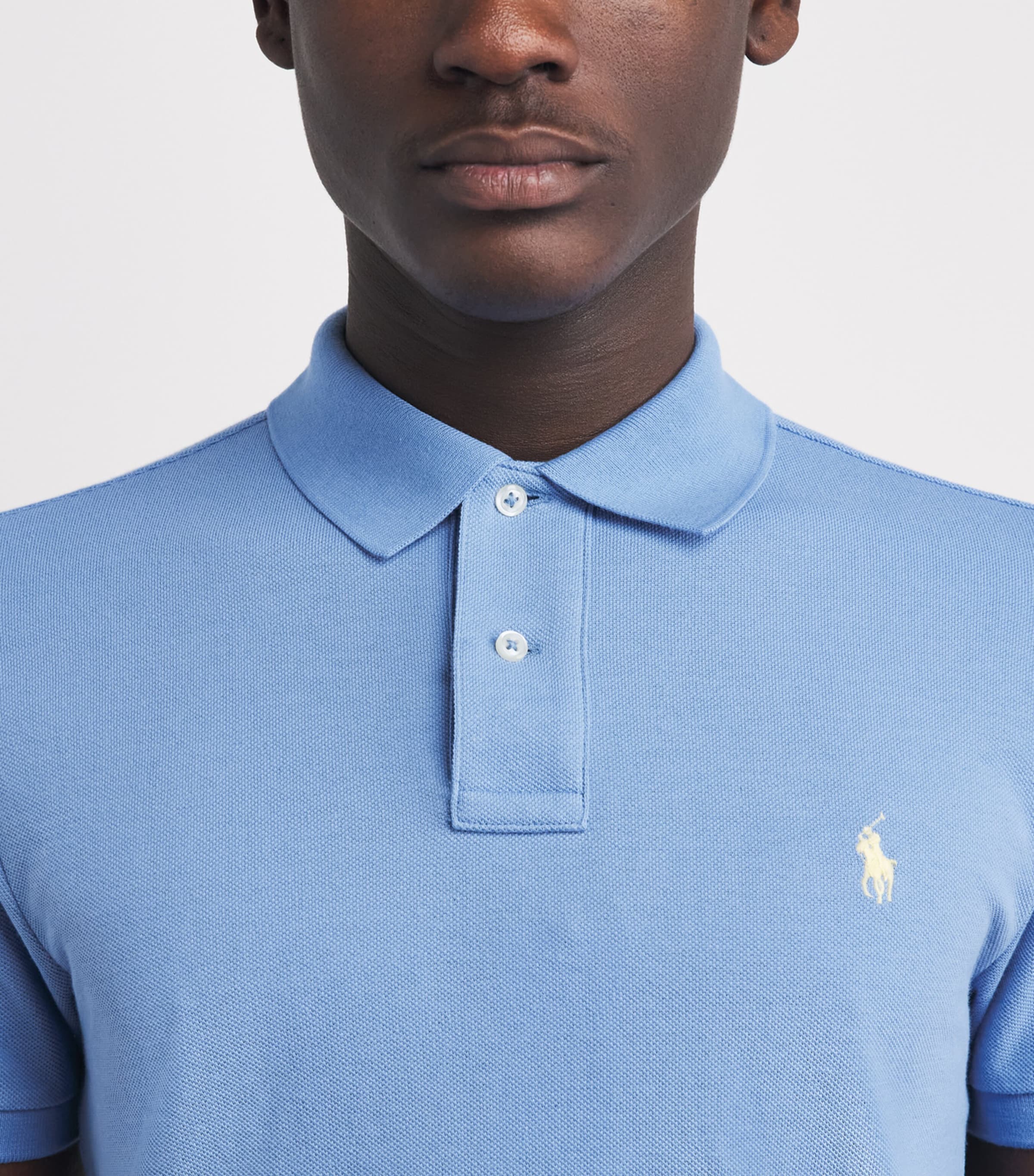 Polo Ralph Lauren Mens Cotton Mesh Pony Polo Shirt Bristol Image 3