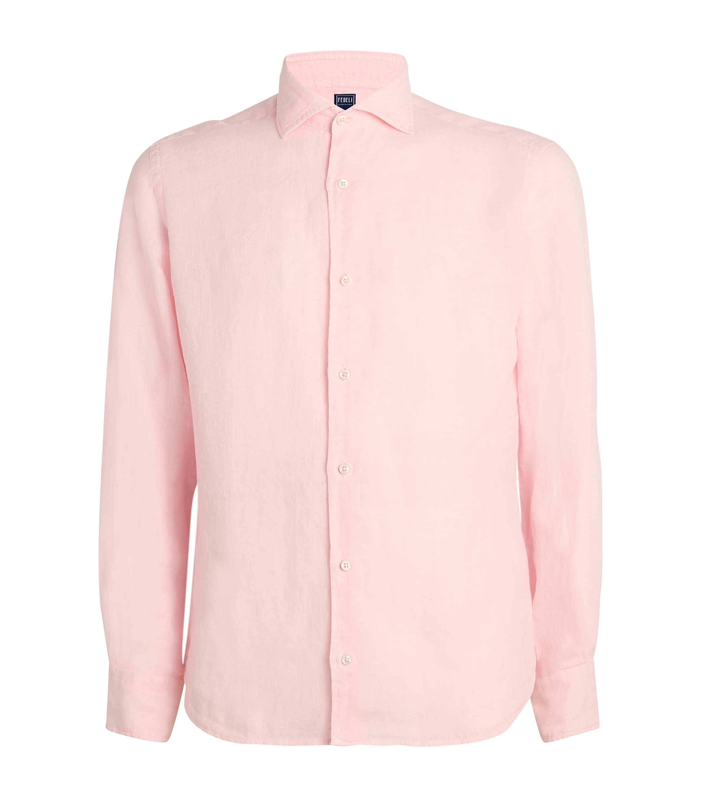 Fedeli Mens Linen Nick Shirt Image 1