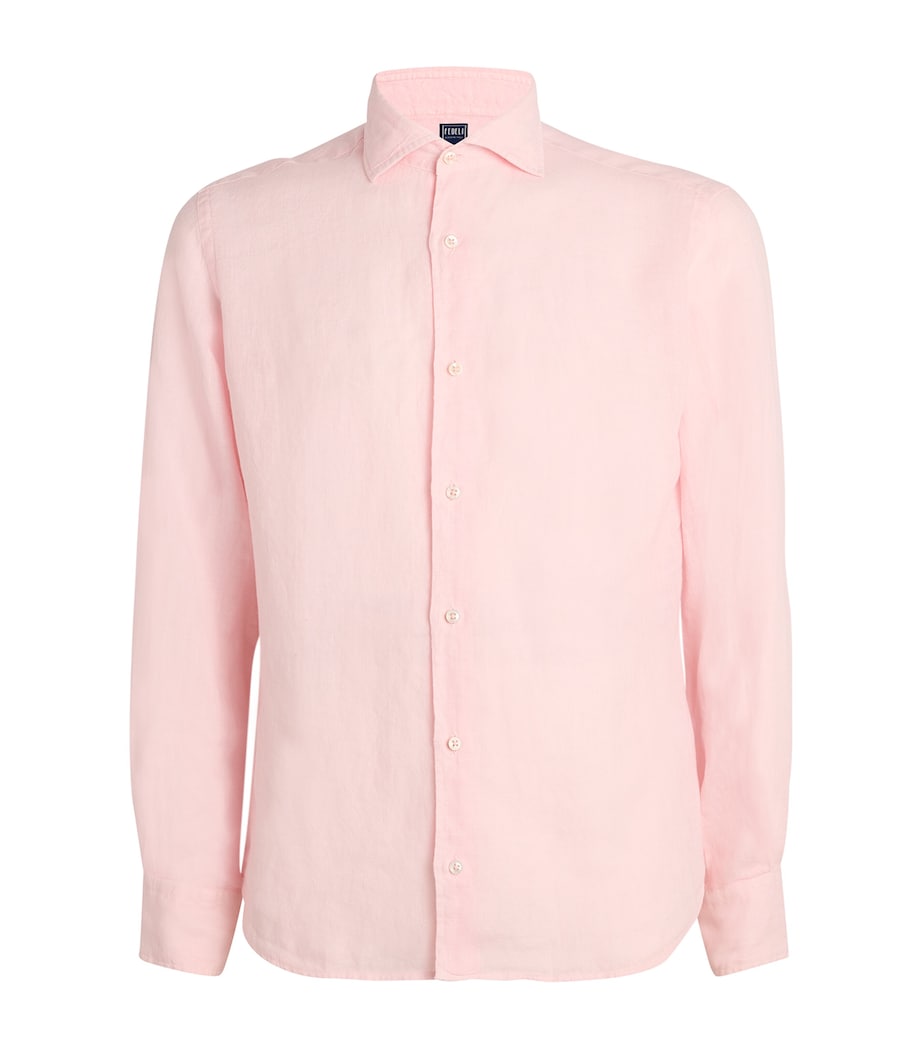 Fedeli Mens Linen Nick Shirt Image 1