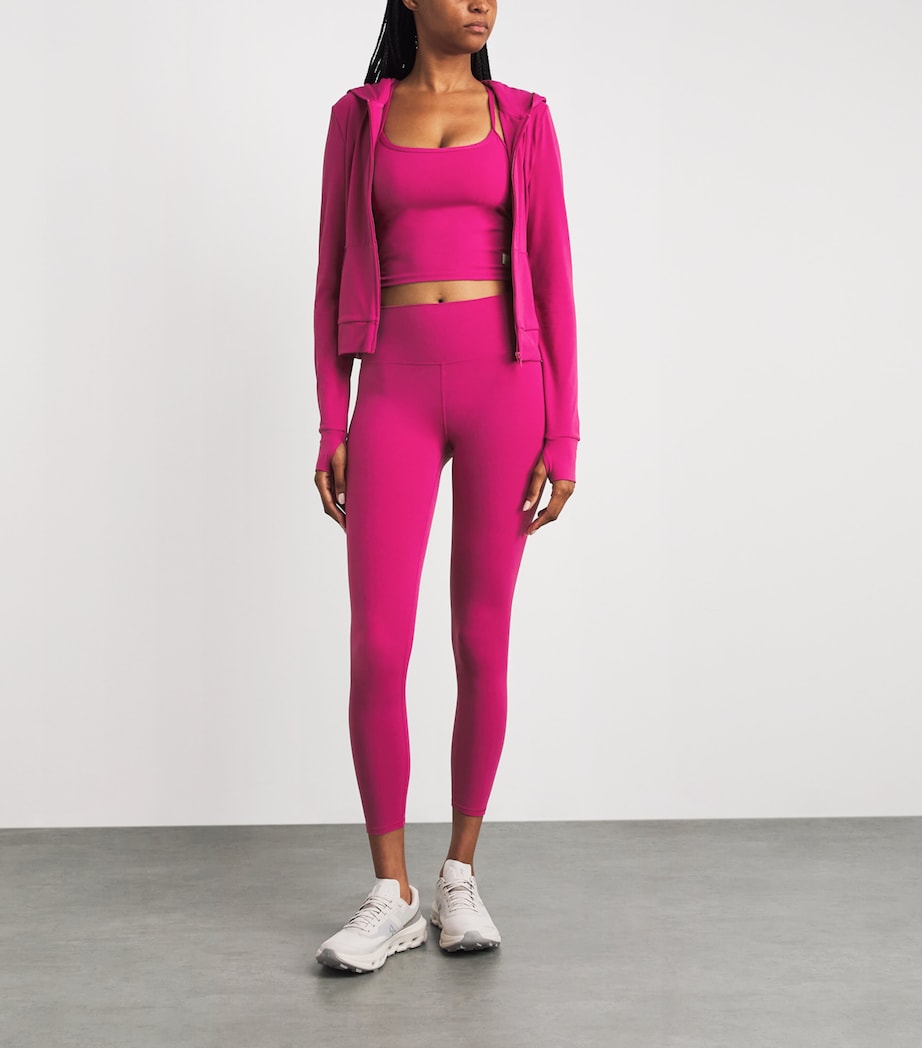 VUORI Womens AllTheFeels Mini Hoodie Dragonfruit Image 2