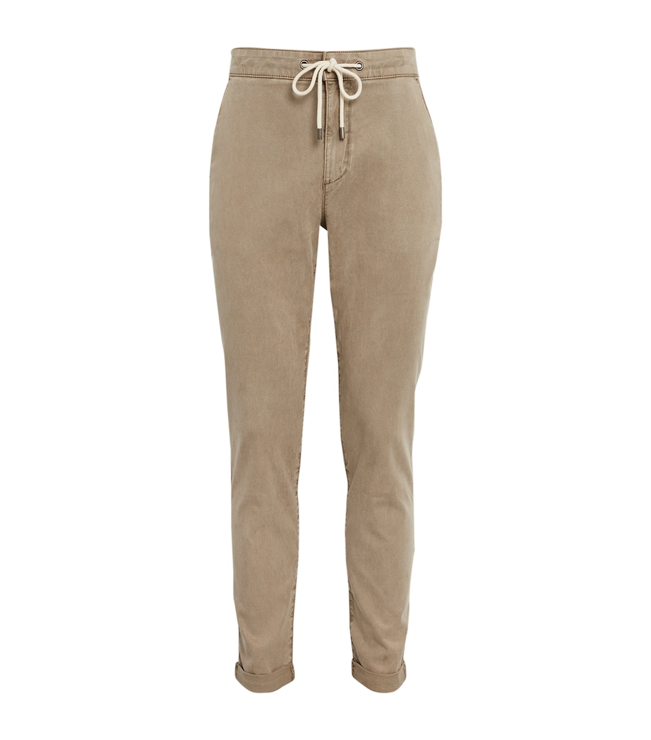PAIGE Mens Drawstring Fraser Chinos Coastal Beige Image 1