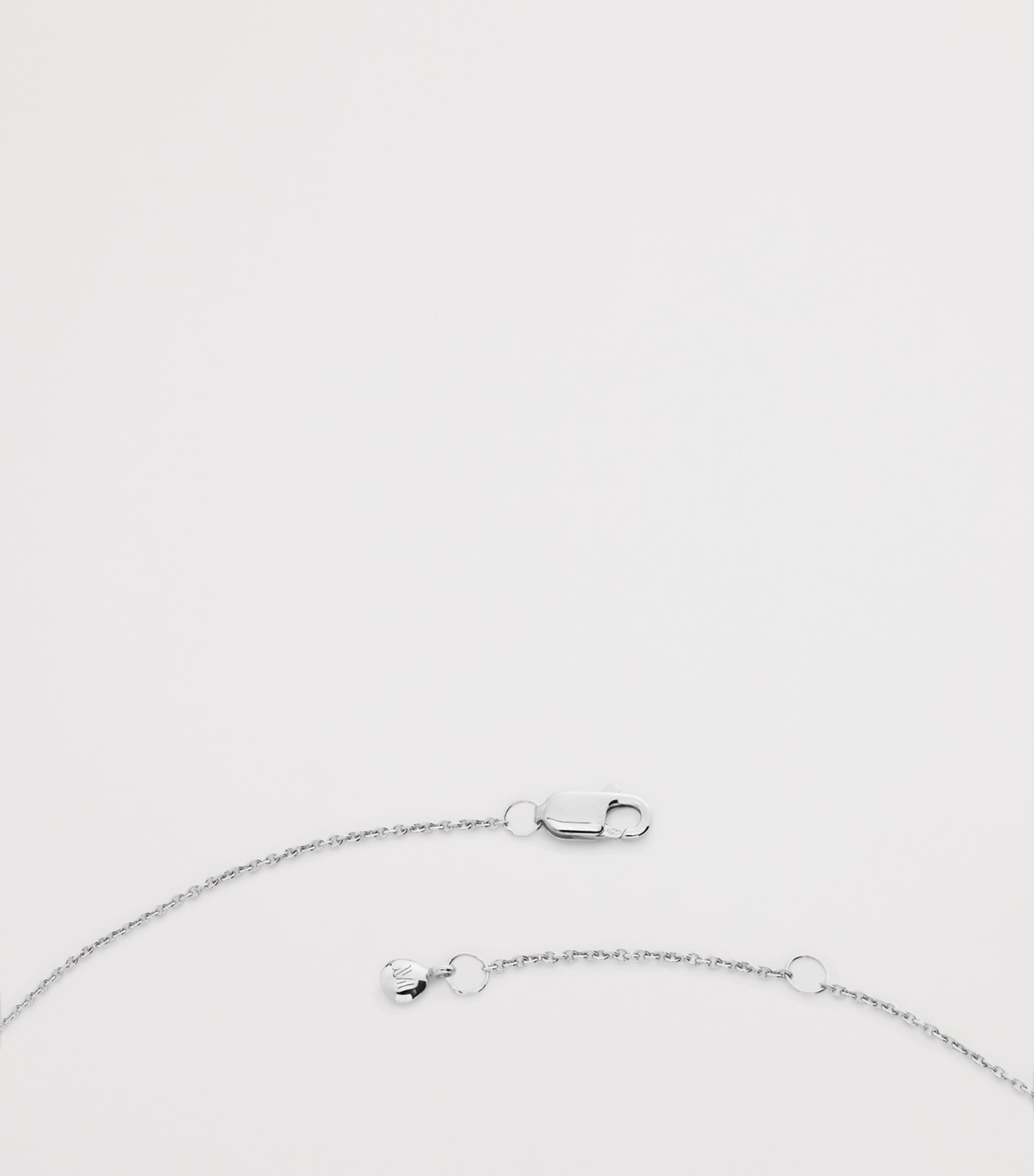 Monica Vinader Sterling Silver Gemini Zodiac Necklace Sterling Silver Image 3