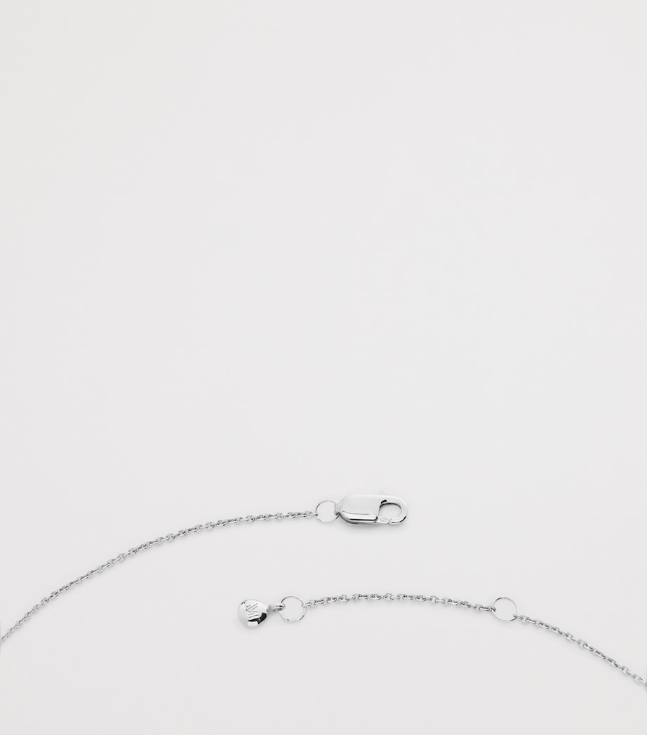 Monica Vinader Sterling Silver Gemini Zodiac Necklace Sterling Silver Image 3