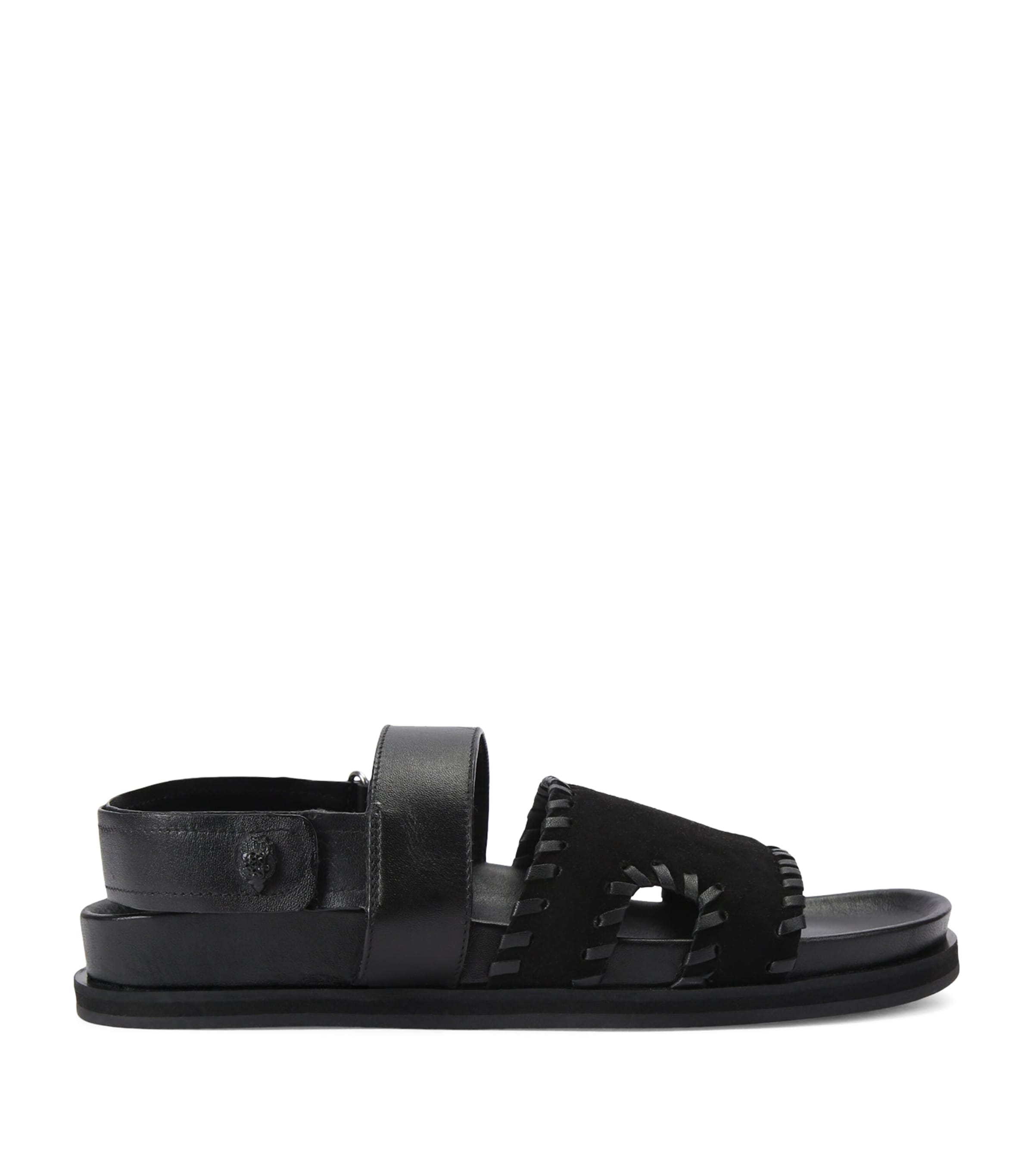 Kurt Geiger London Suede Baker Sandals Black Image 1