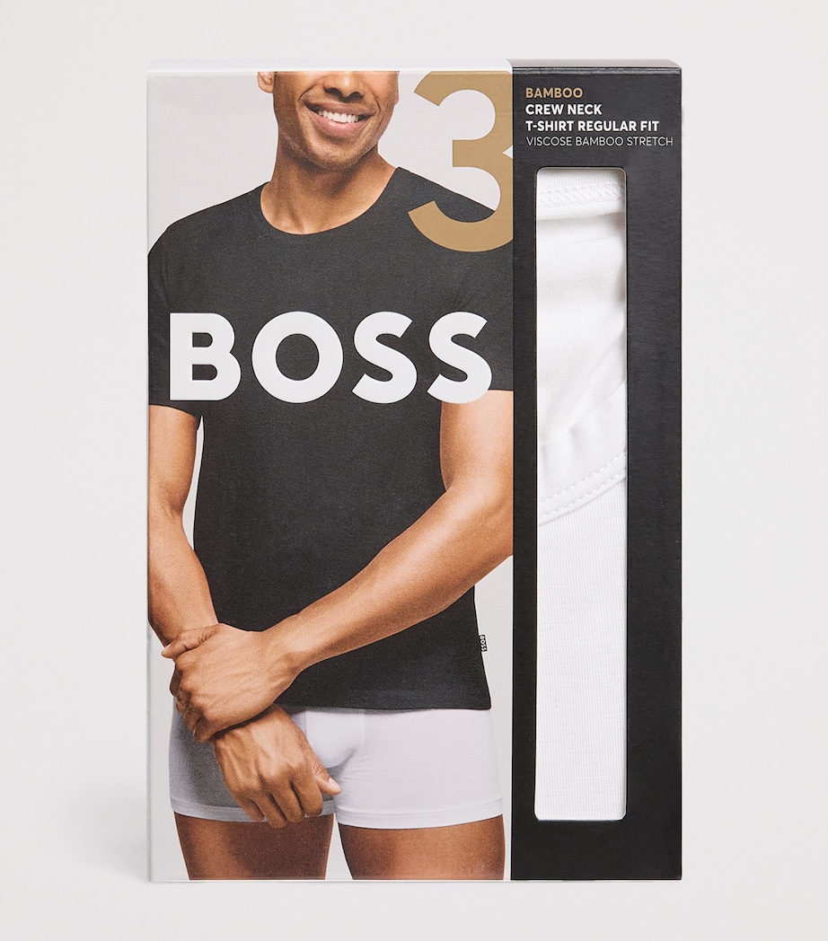 Stretch-Bamboo T-Shirt (Pack of 3) 100-WHITE Image 5