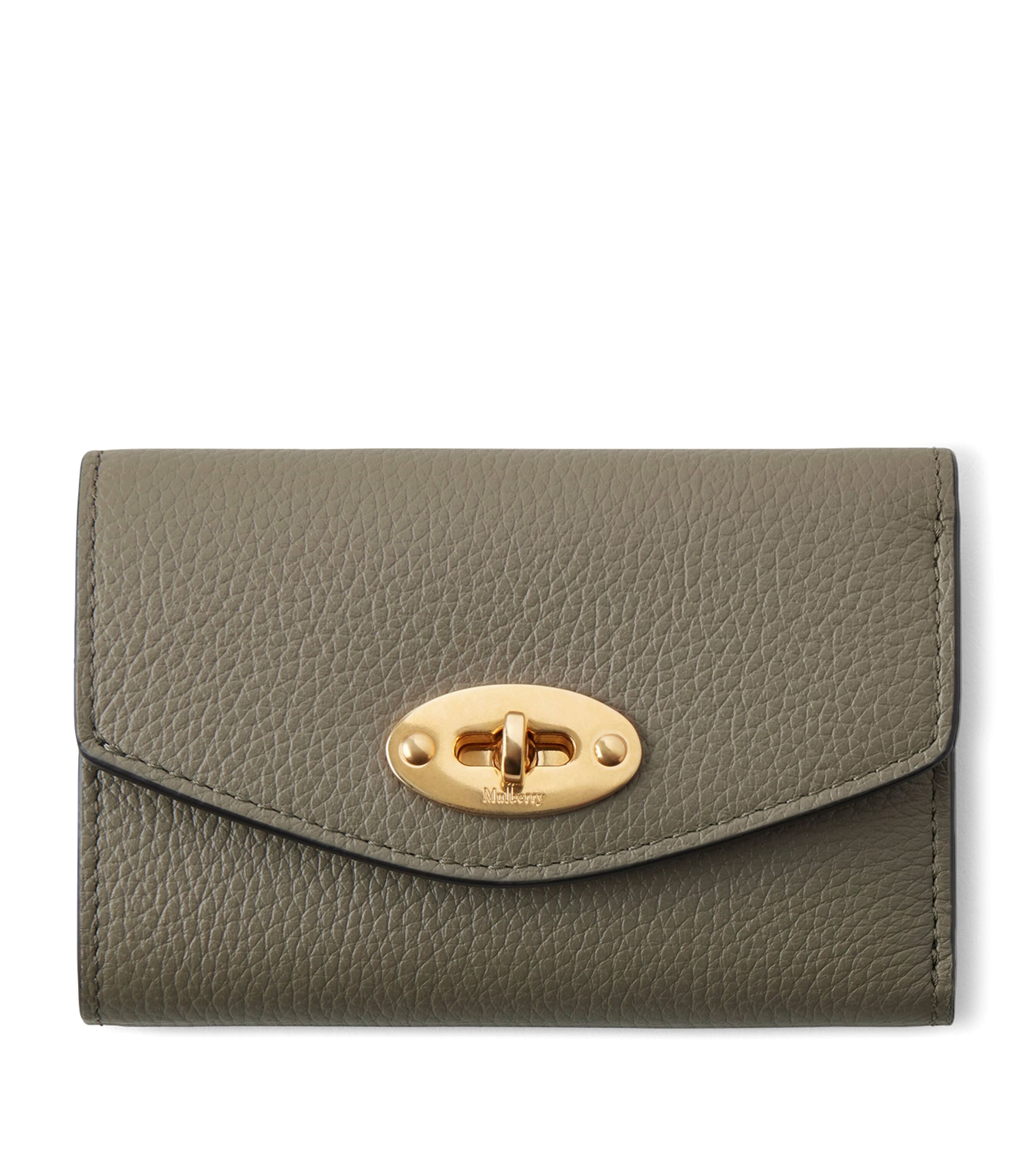 Shop Mulberry Leather Folded Darley Wallet In Green