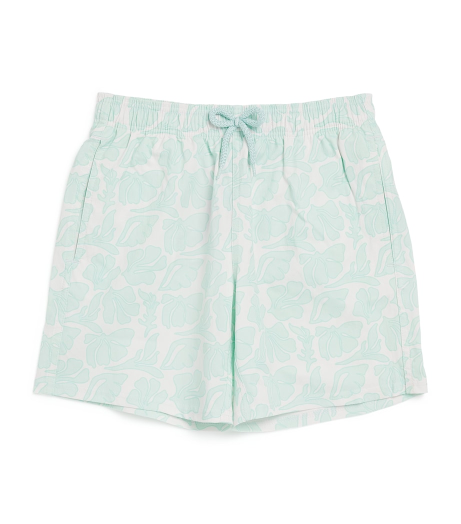 Seashells Print Swim Shorts (2-14 Years) 10BLANC Image 1