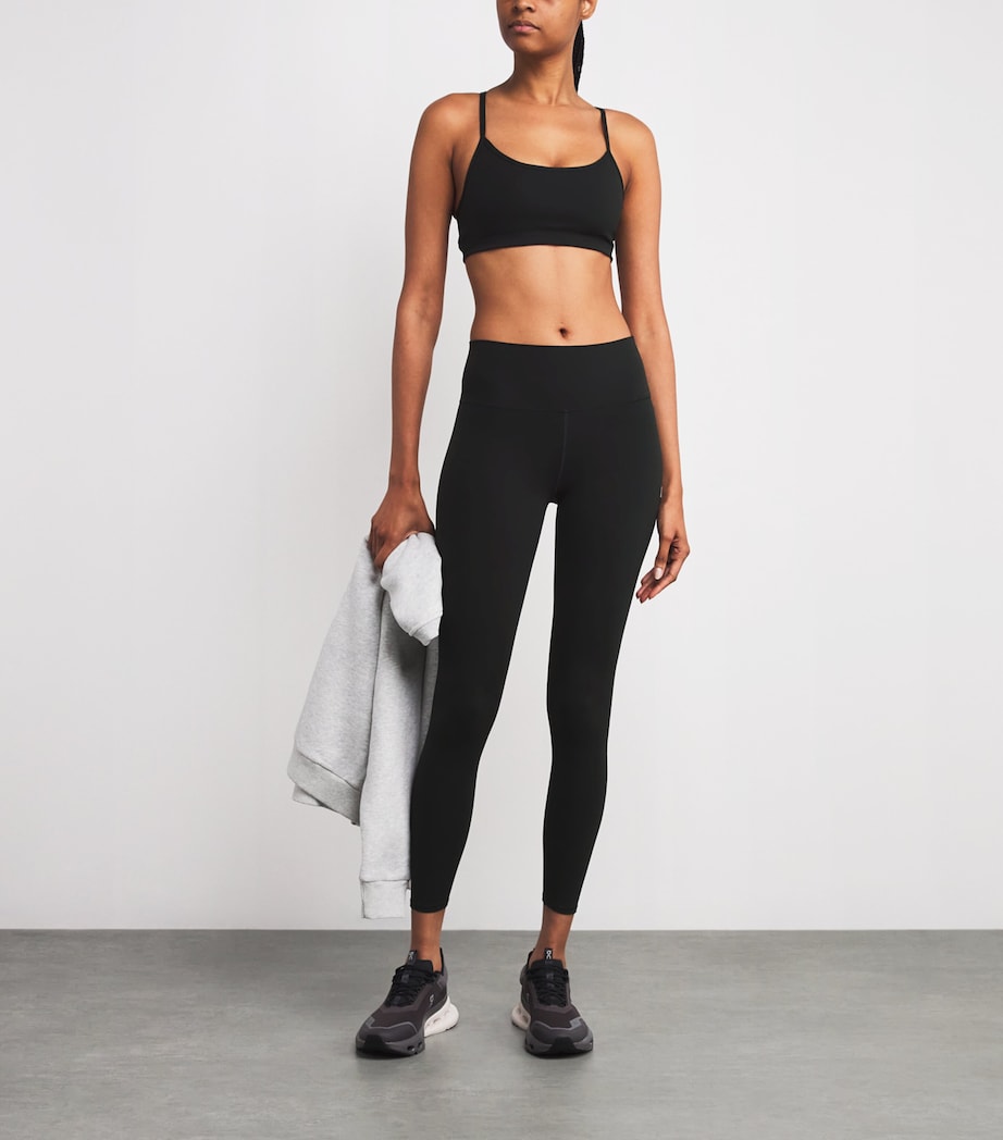 Stretch-Knit AllTheFeels Sports Bra BLK BLACK Image 4