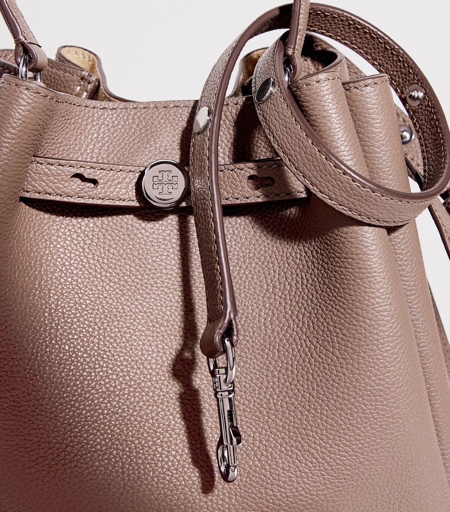 Leather Romy Bucket Bag WILD MUSHROOM Image 6