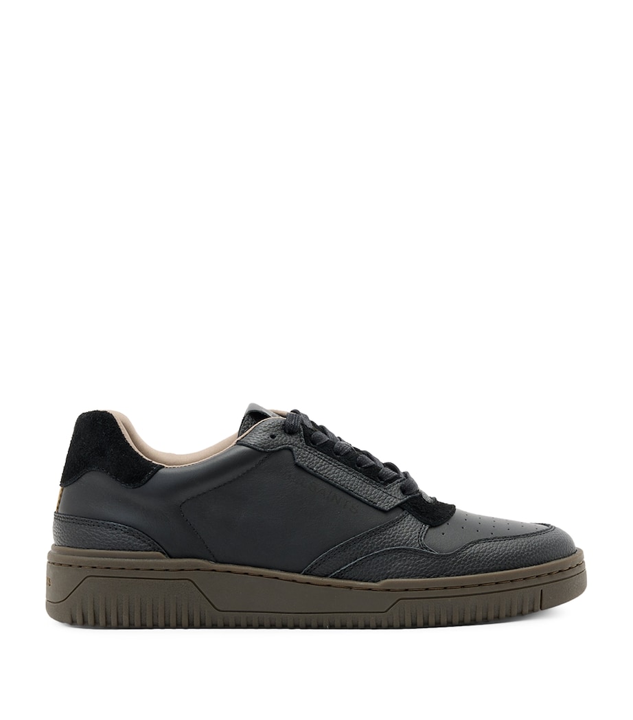 Leather Regan Sneakers BLACK/GUM Image 1