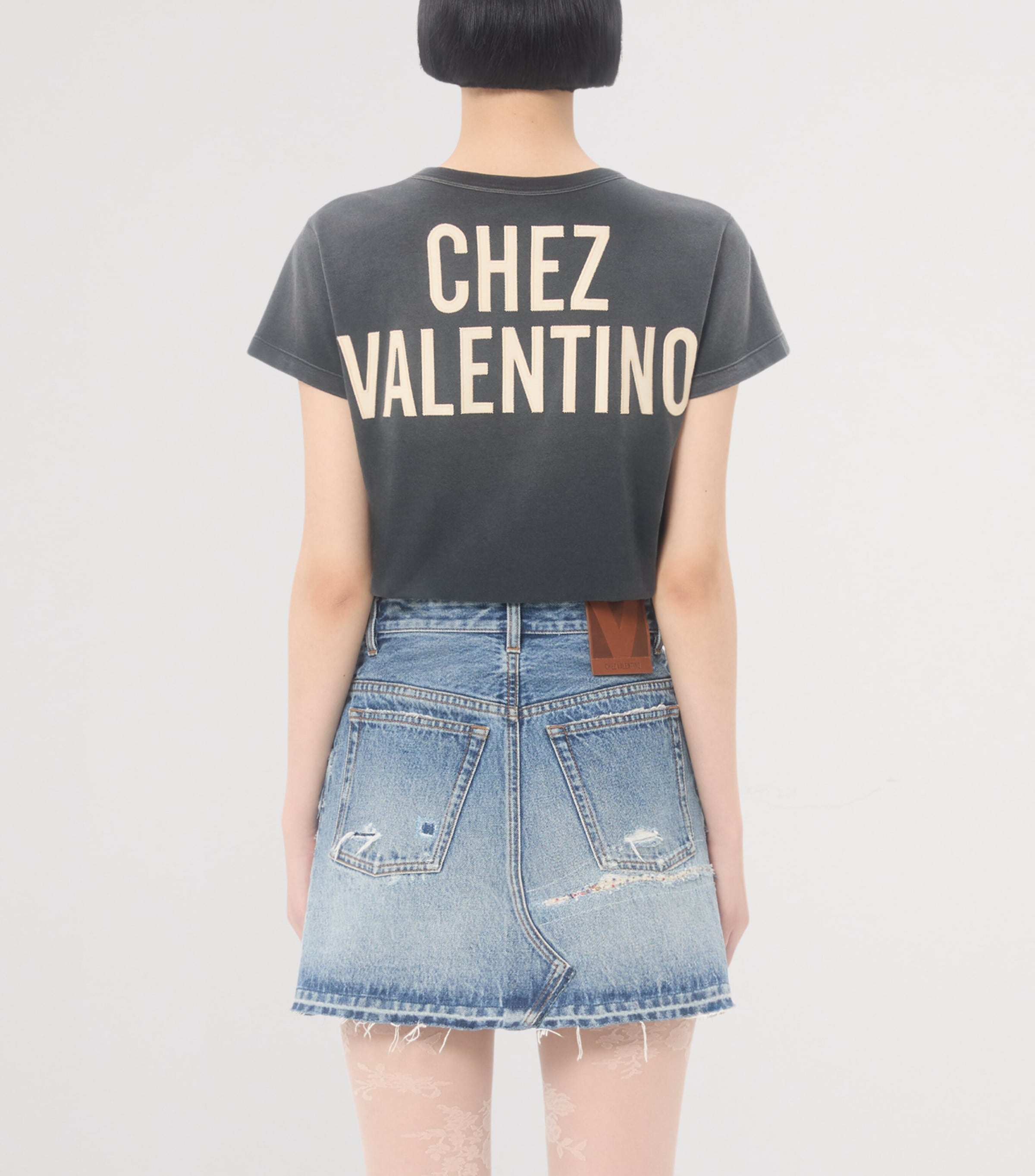 Valentino Womens Cotton Printed T-Shirt Image 4