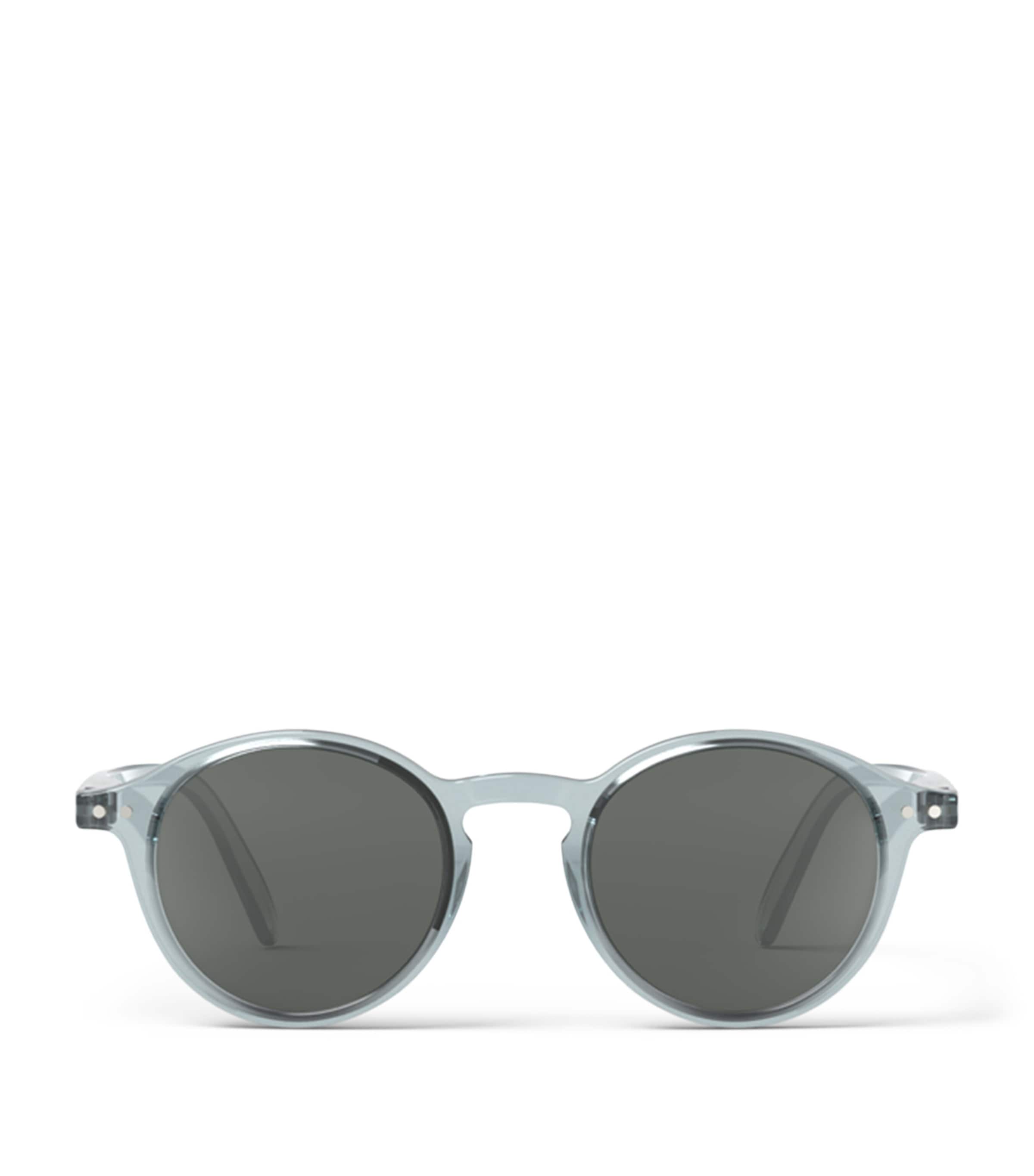 IZIPIZI KIDS #d Round Sunglasses (7-11 Years) Frozen Blue Image 1