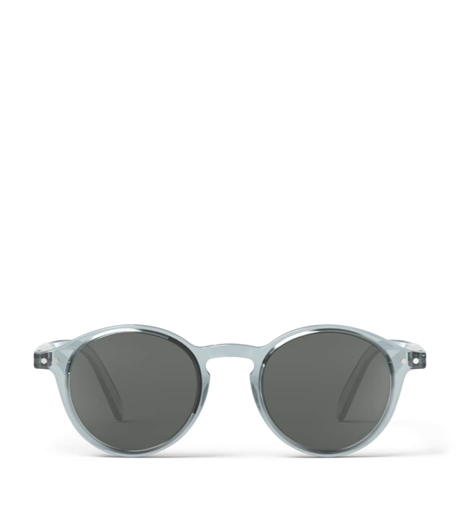 IZIPIZI KIDS #d Round Sunglasses (7-11 Years) Frozen Blue Image 1
