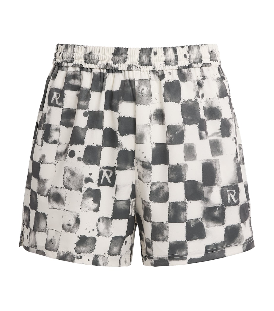 Represent Mens Pool Side Swim Shorts Flat White Image 1