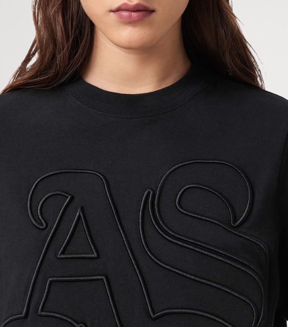 Organic Cotton Lisa T-Shirt BLACK Image 7