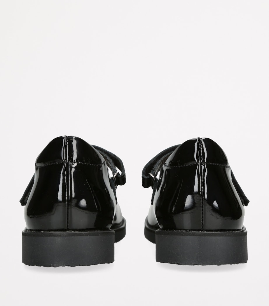 papouelli Patent Leather Emilia Mary Janes Black Image 2
