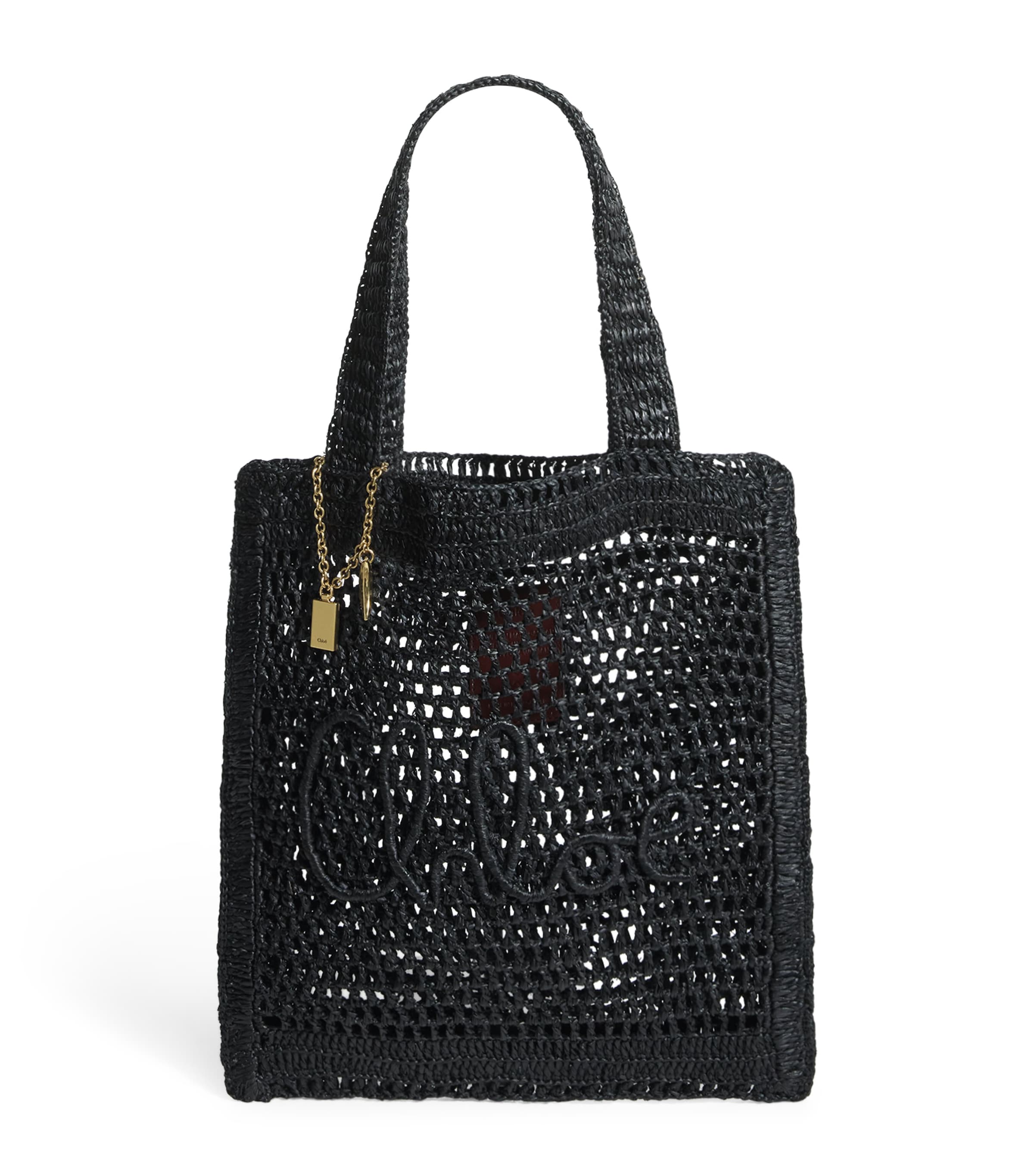 Chloé X Made For A Woman Banana Tote Bag In Black