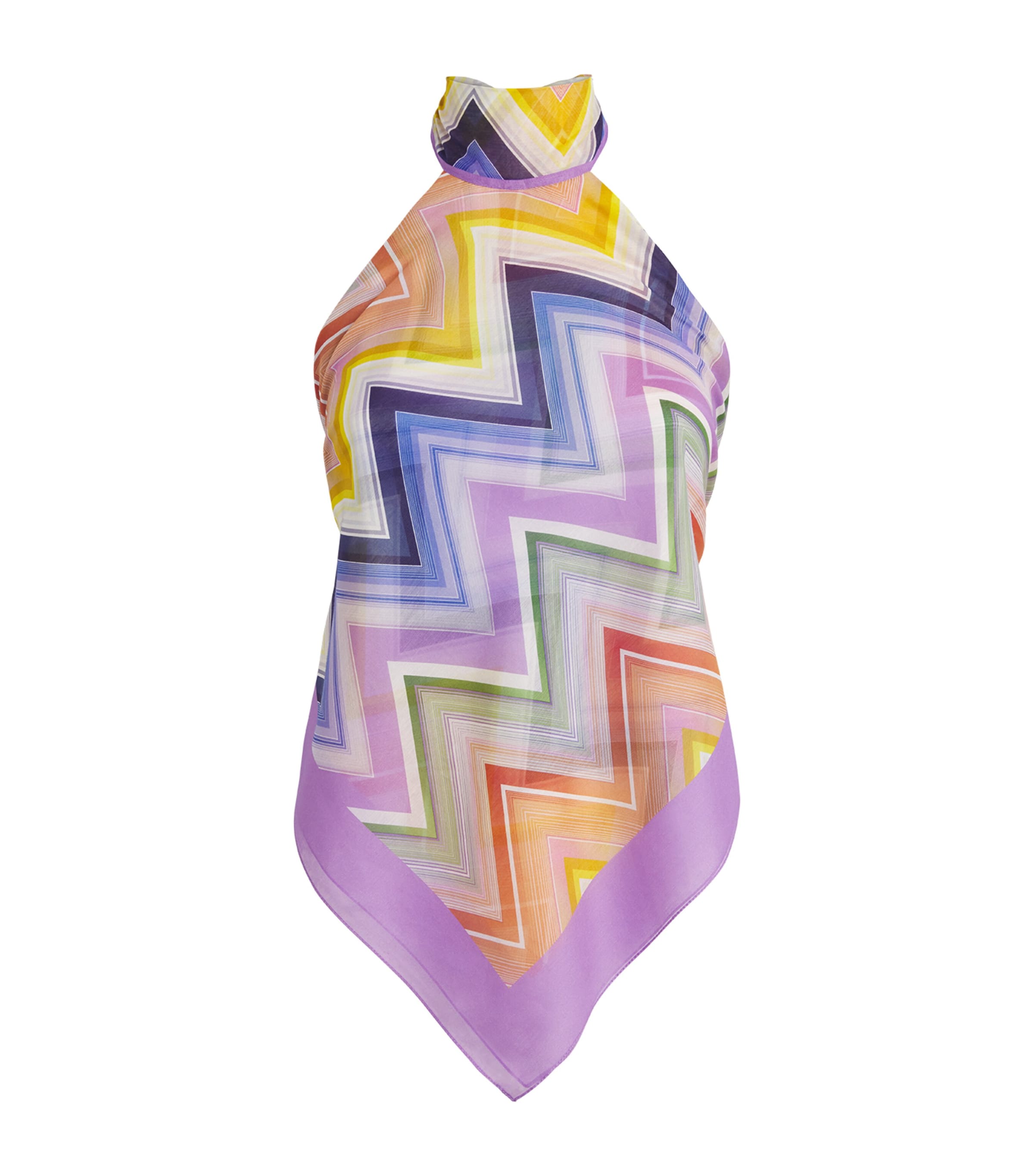 Cotton-Silk Scarf Top 3 Image 1