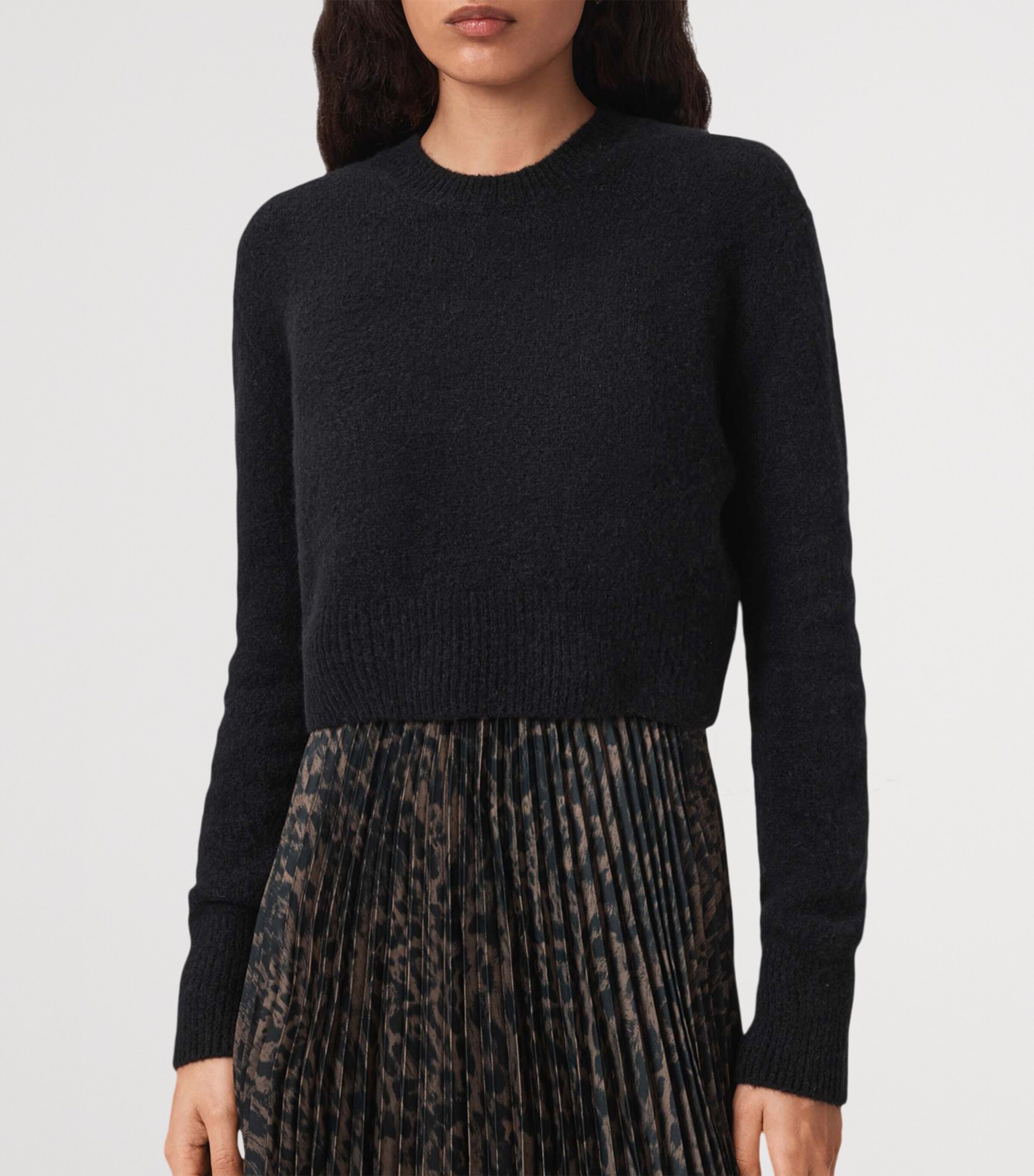 2-In-1 Evia Midi Dress BLACK/FANGO GREEN Image 5