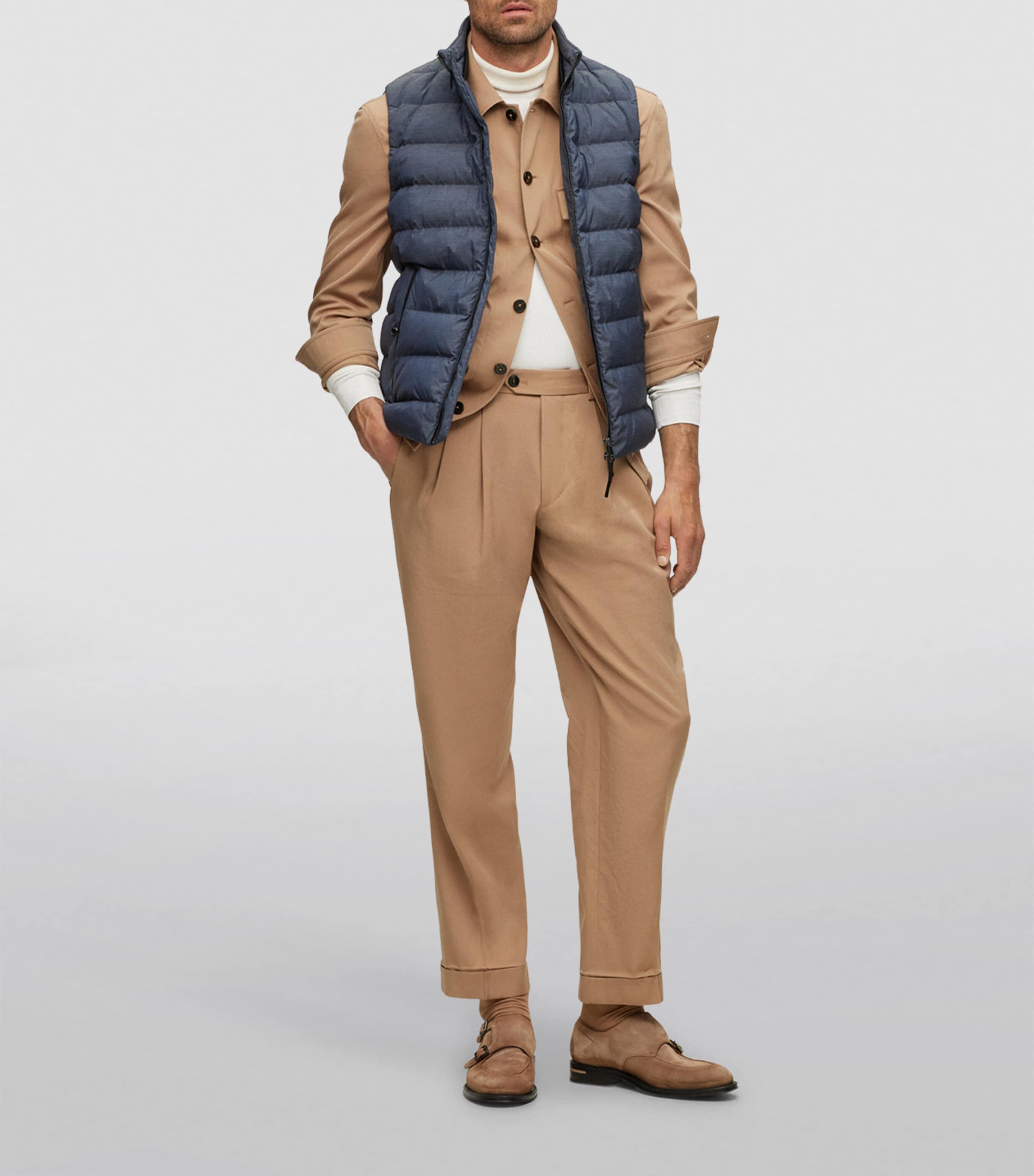 Suede Monk Shoes 268 Image 4