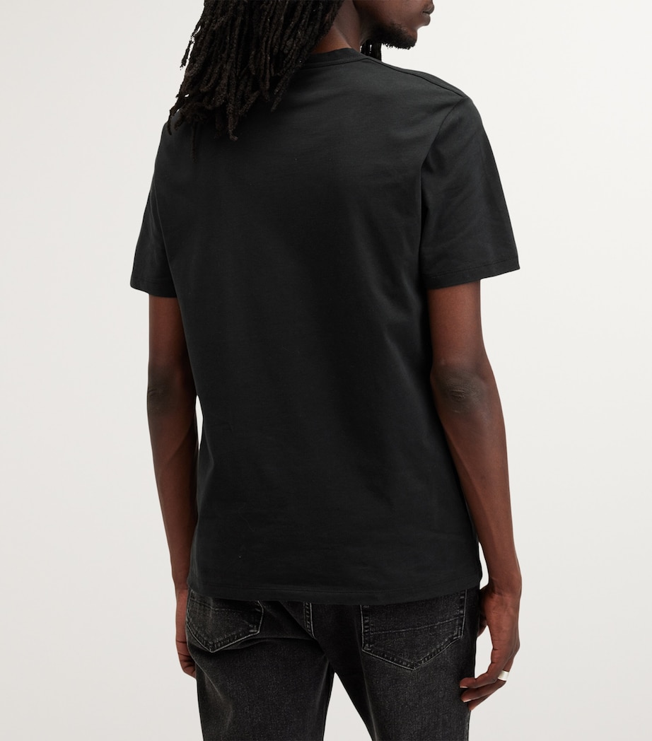 Cotton Brace T-Shirt (Pack of 3) BLACK Image 4