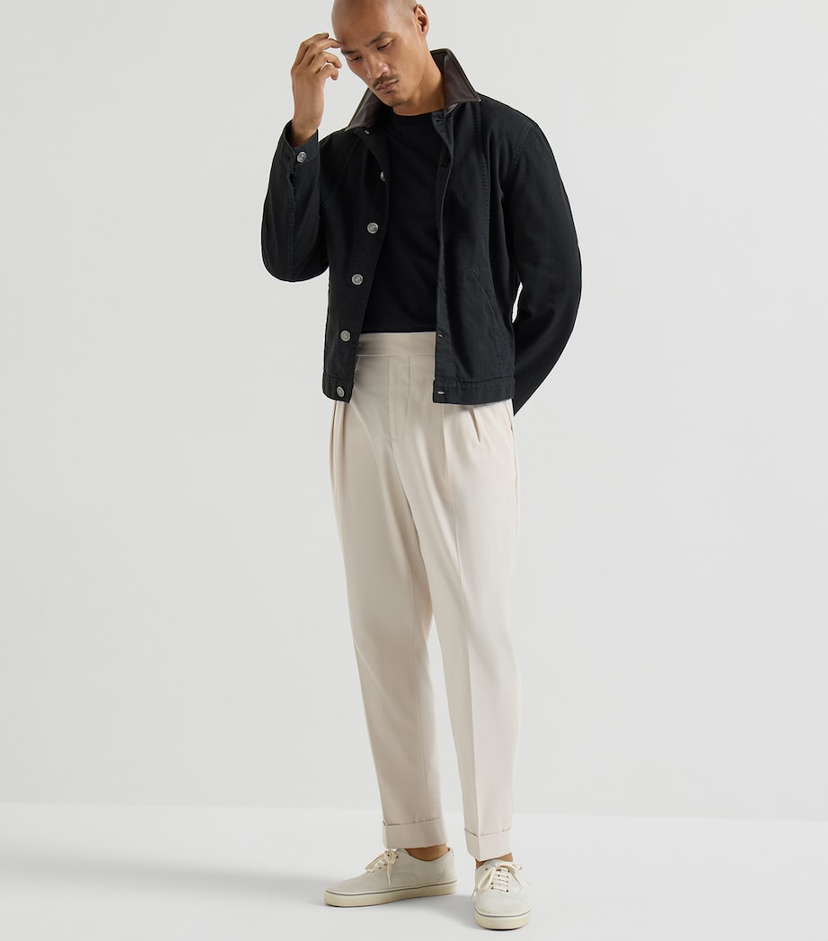 Brunello Cucinelli Mens Cotton Long-Sleeve T-Shirt Image 2