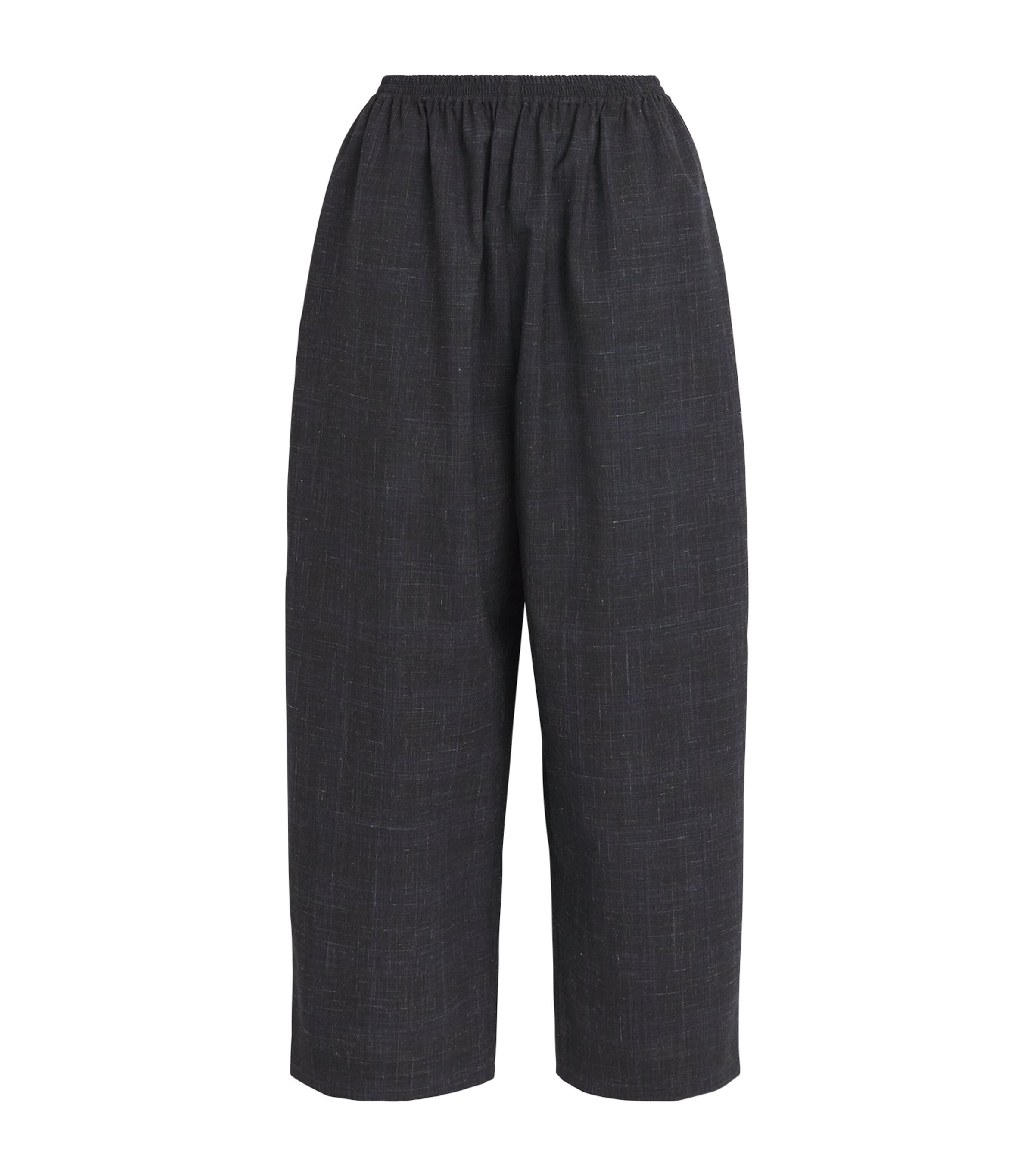 Shop Eskandar Wool-blend Japanese Trousers In Brown