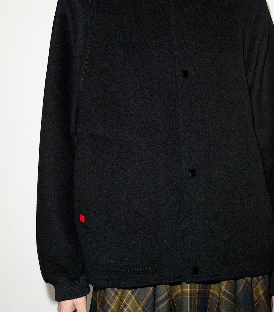MAX&Co. Womens Virgin Wool Jacket Black Image 4