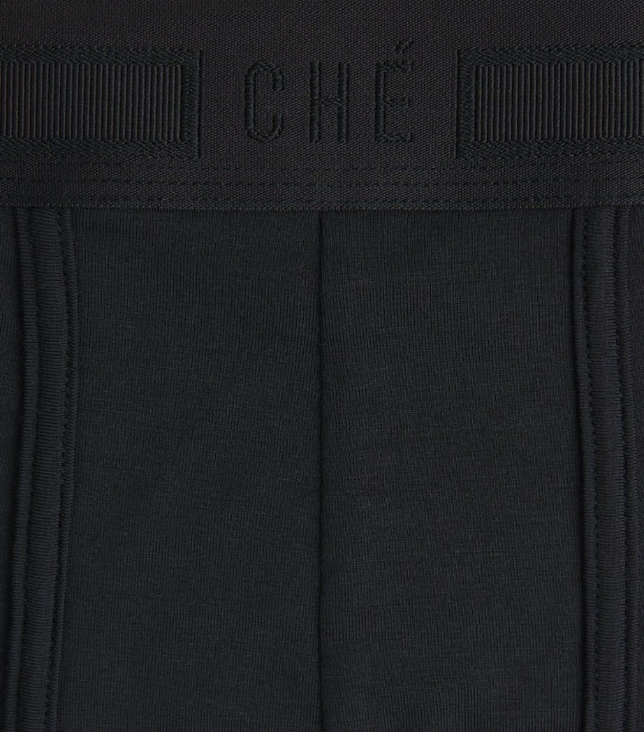CHÉ Mens Modal-Blend Trunks (Pack of 3) Black Image 5