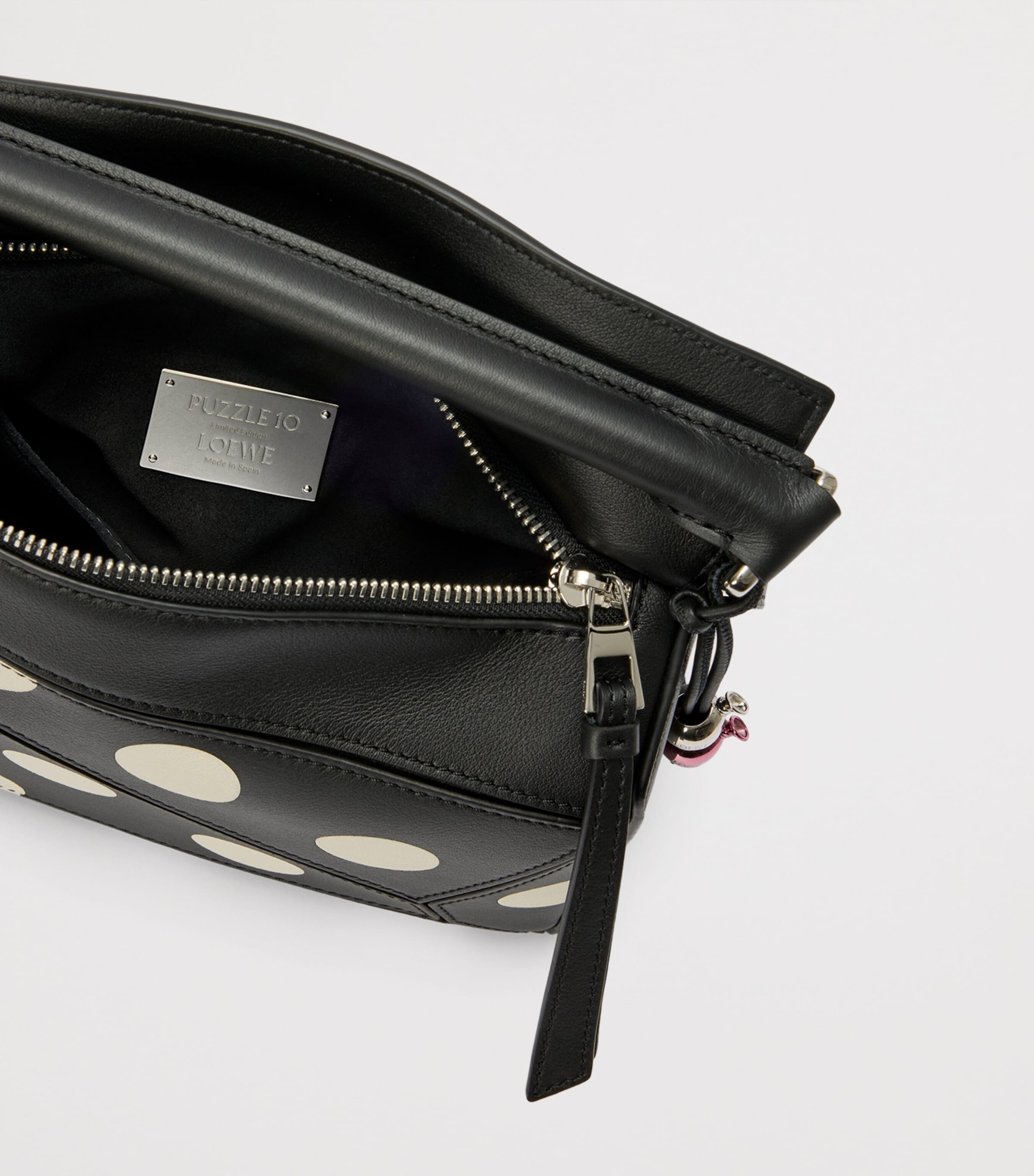 LOEWE Puzzle 10 Re-Edition Polka Top-Handle Bag | Harrods UK